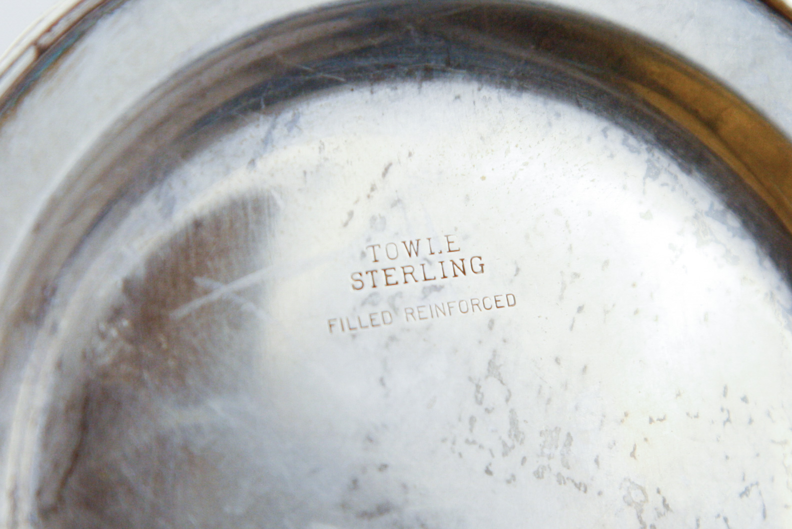 Weighted Sterling Tableware by Towle and Arnston Silver Co.