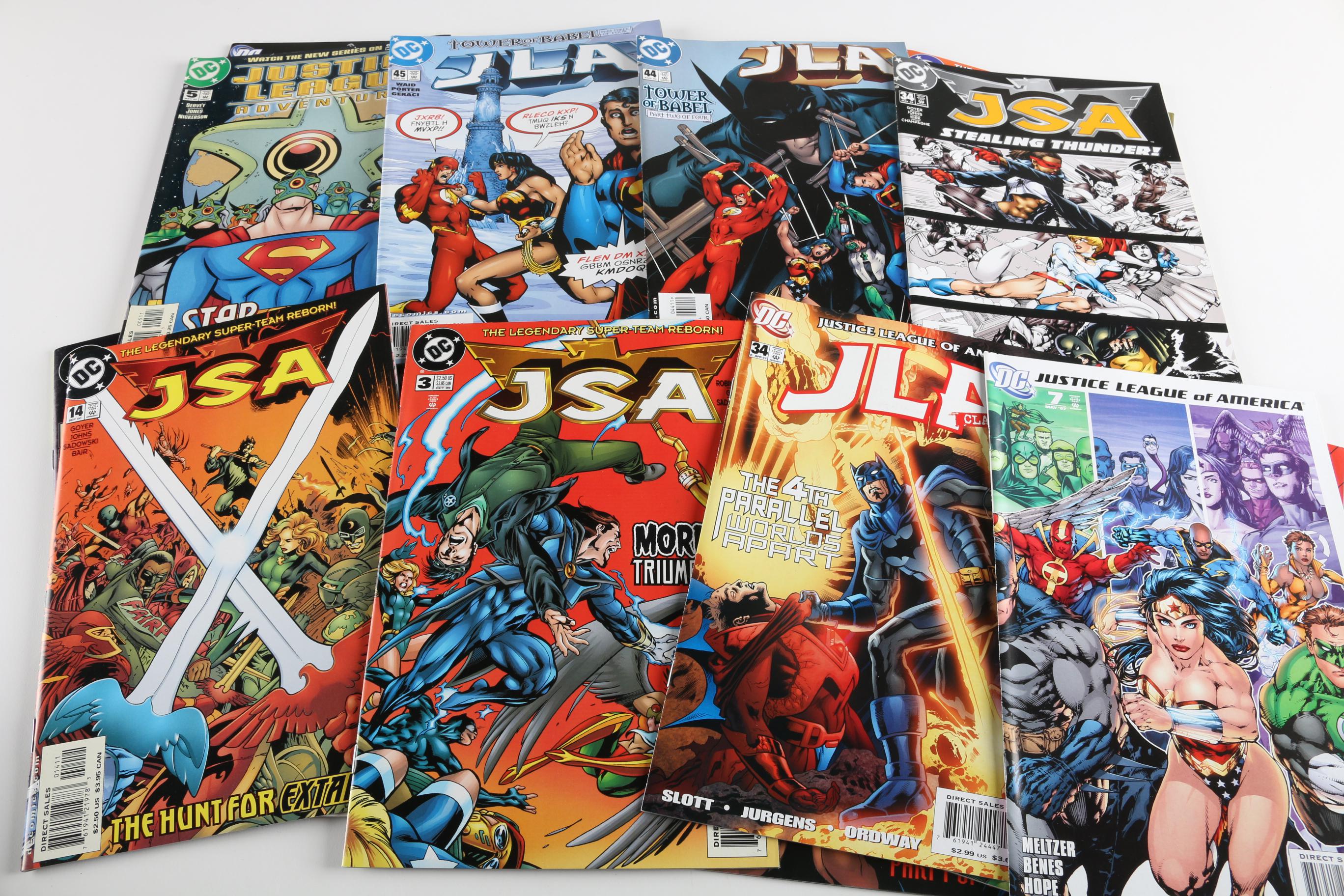 Modern Age DC "JLA" and "JSA" Comics