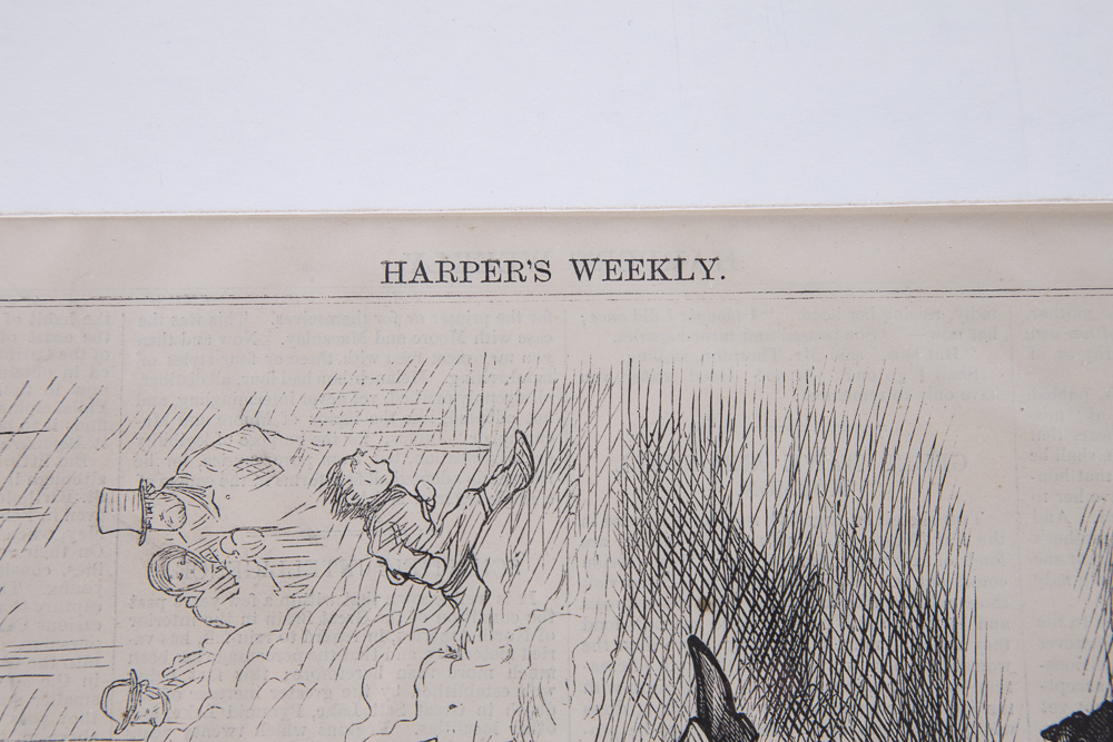 After Thomas Nast Cartoon "Stop Thief"