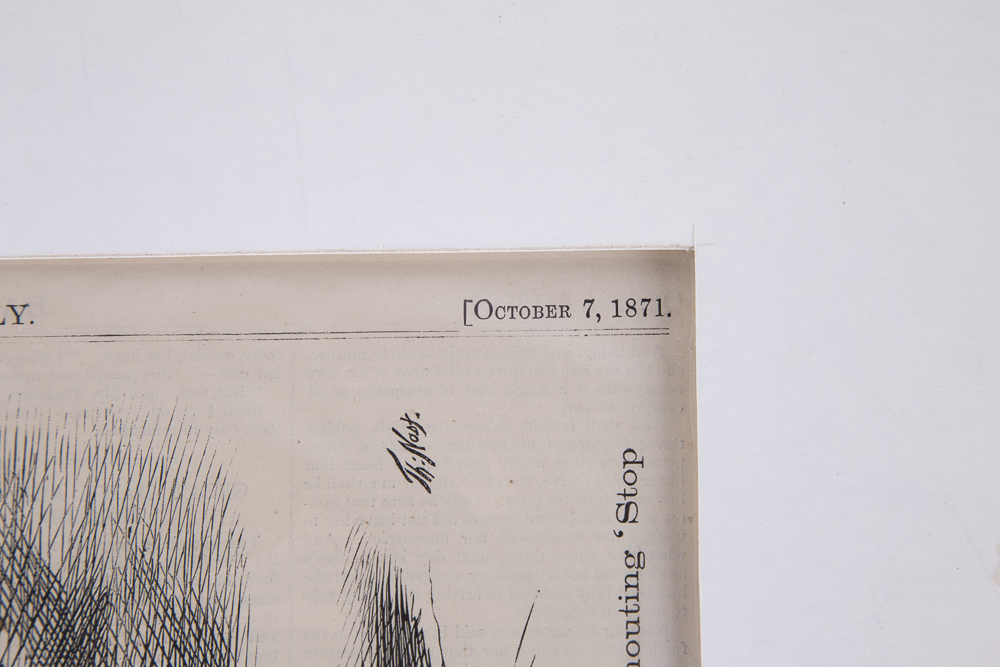 After Thomas Nast Cartoon "Stop Thief"