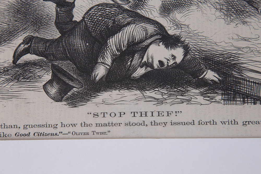 After Thomas Nast Cartoon "Stop Thief"