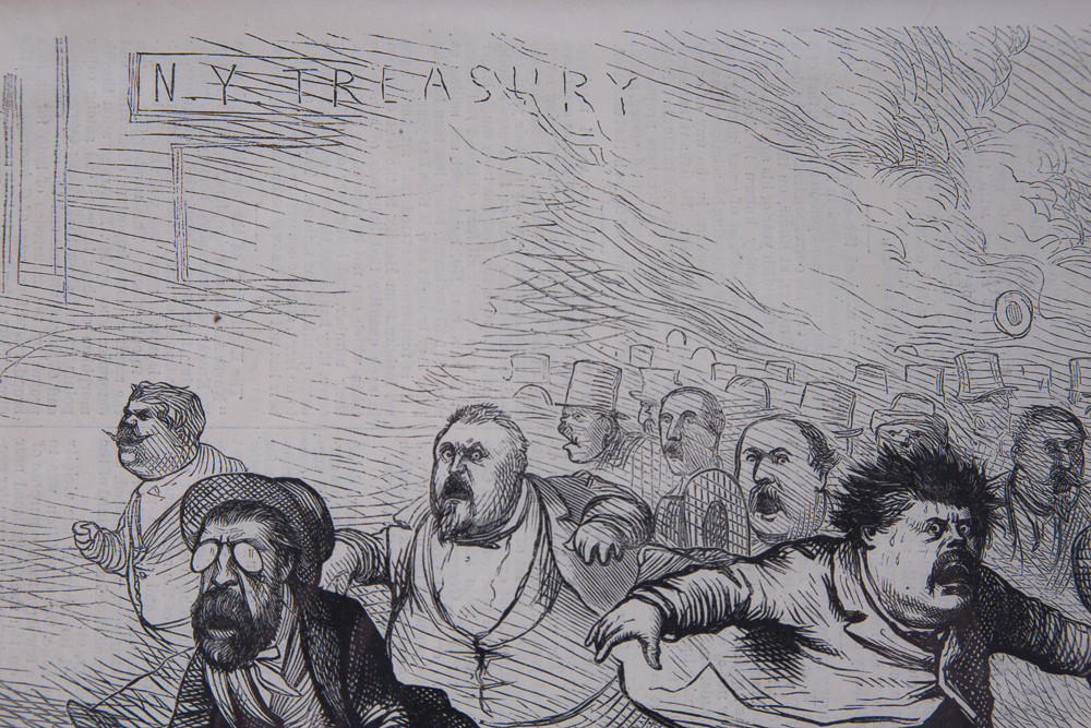 After Thomas Nast Cartoon "Stop Thief"