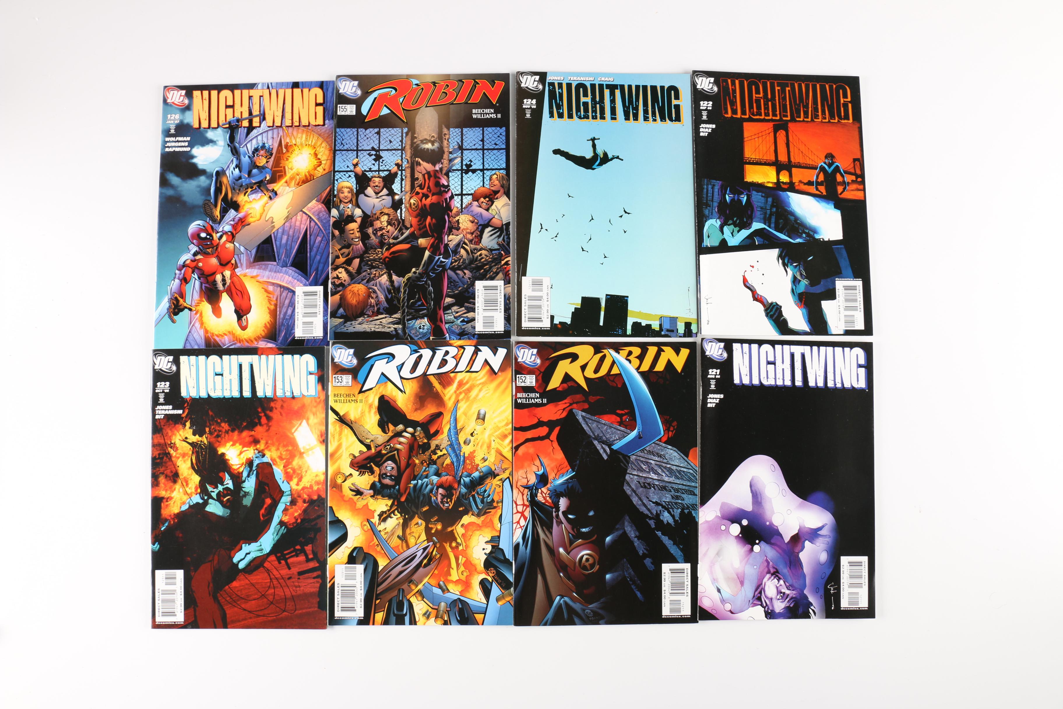 Collection of Modern Age DC Comics Including "Nightwing" and "Robin"