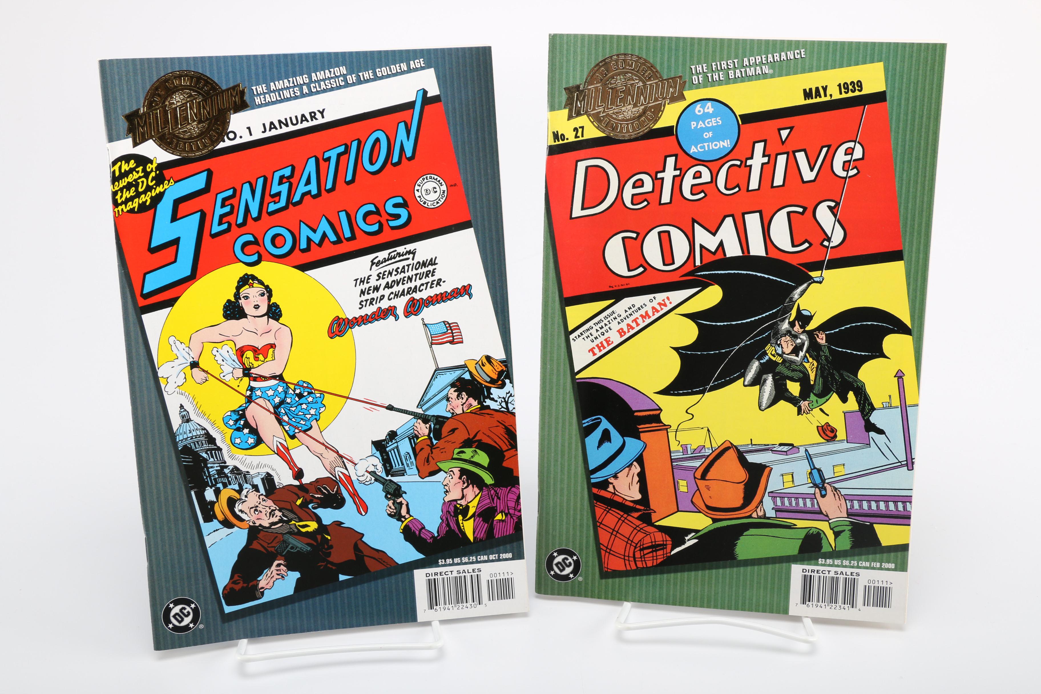 Modern Age "Archie" and DC Millennium Edition Comics Including Reprint of "Action Comics" #1