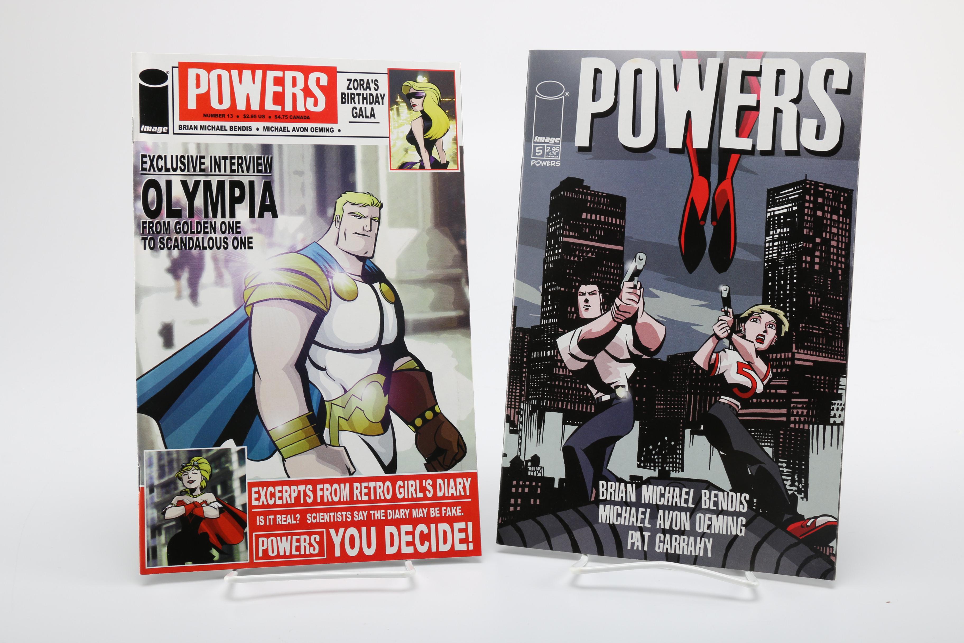 Comic Book Assortment Including Image Comics "Powers"
