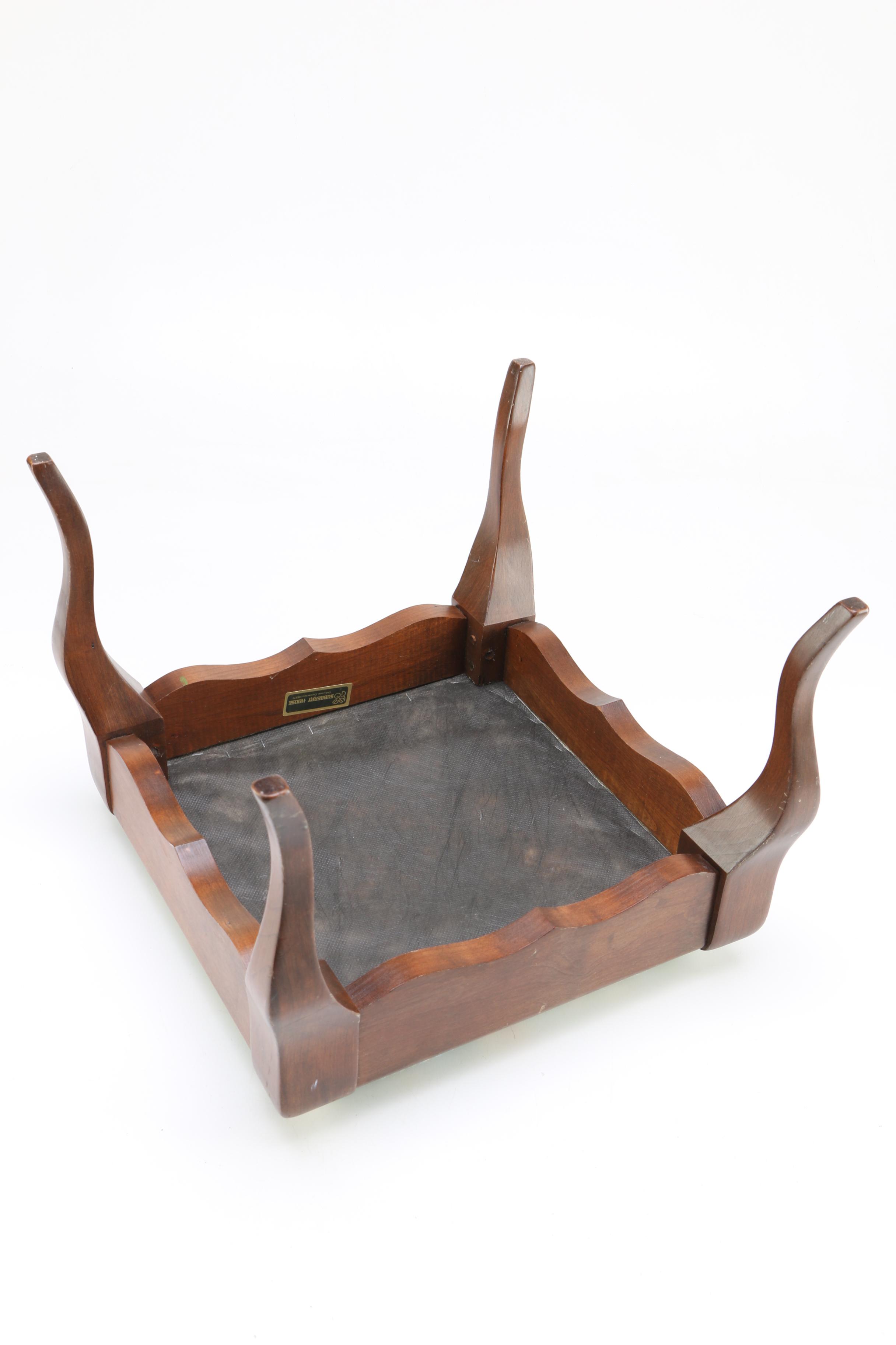 Embroidered Foot Stool