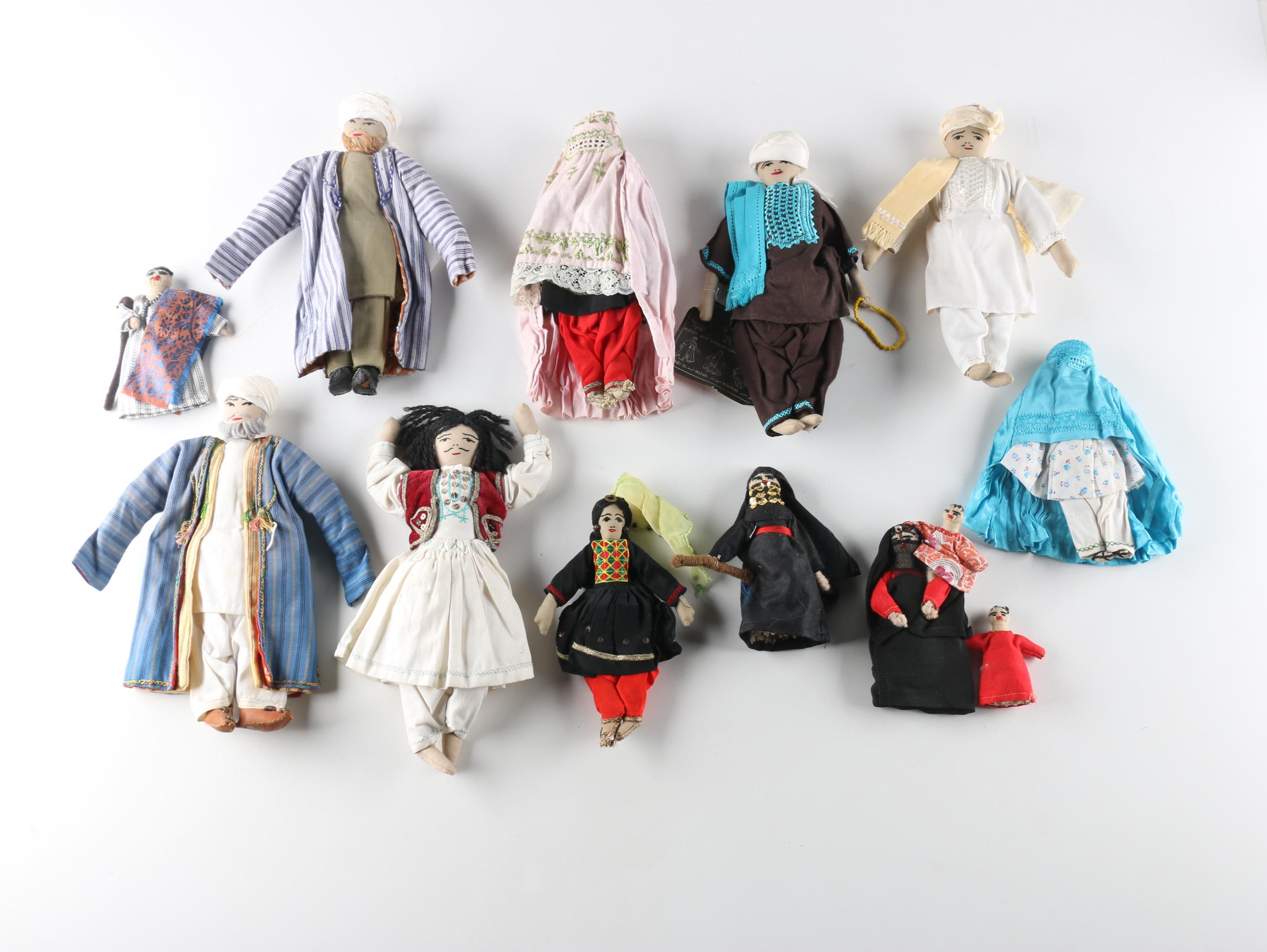 Dolls in Traditional Afghan Costume