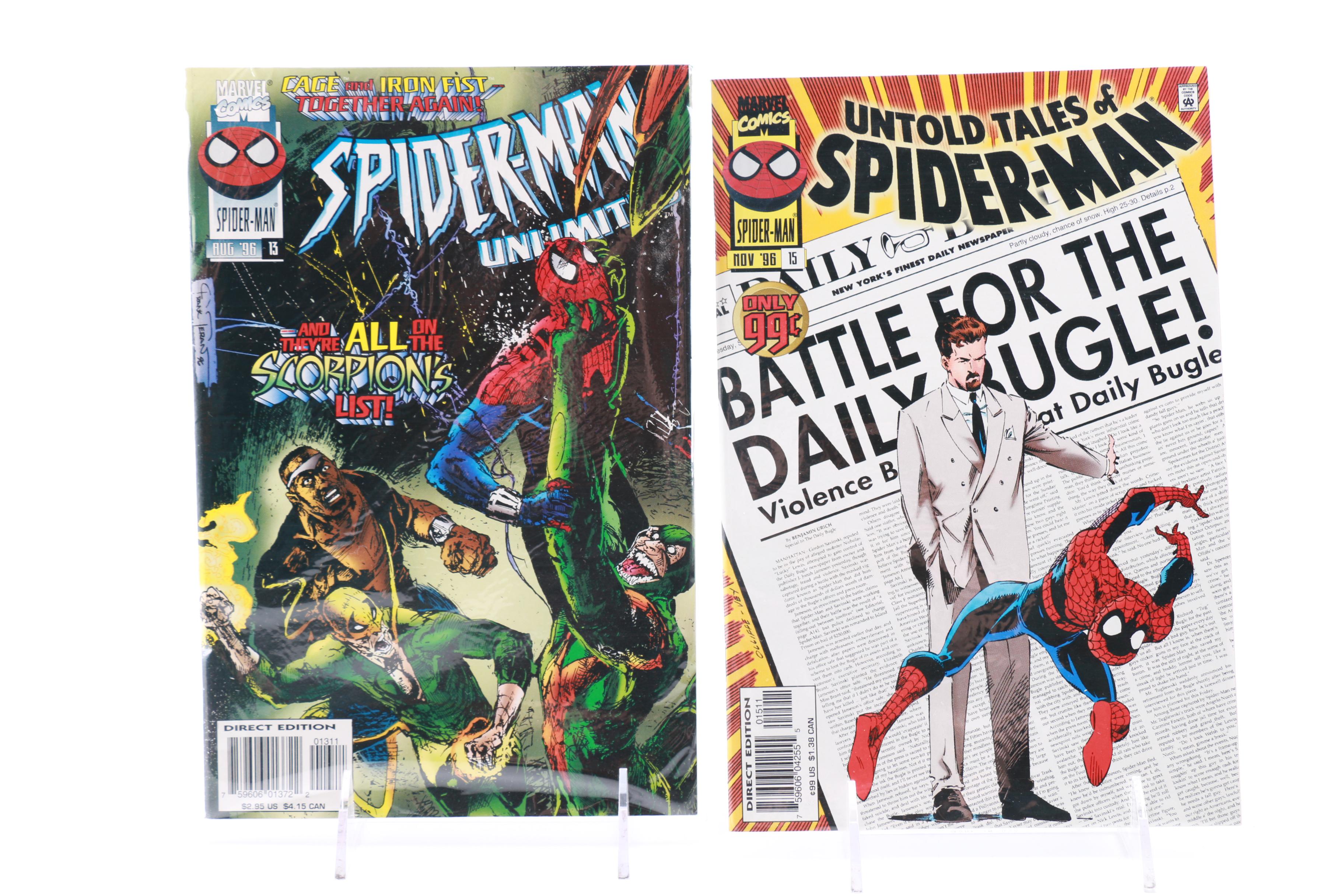Assortment of Modern Age Marvel "Spider-Man" Comics