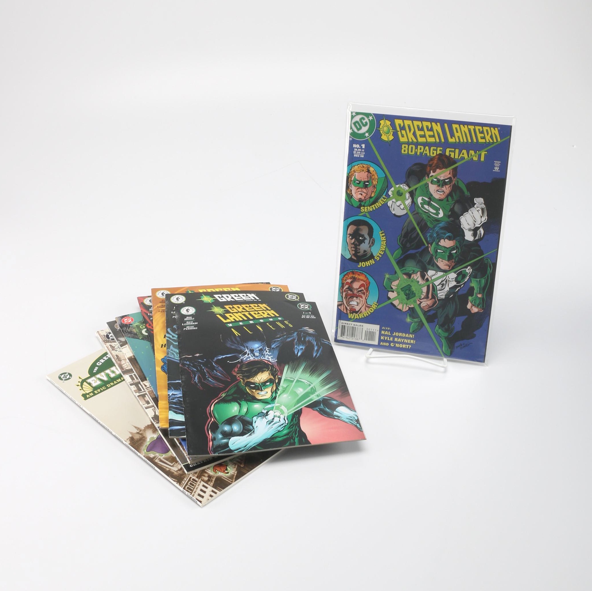 DC Green Lantern Comics Including "Elseworlds" and Neil Gaiman