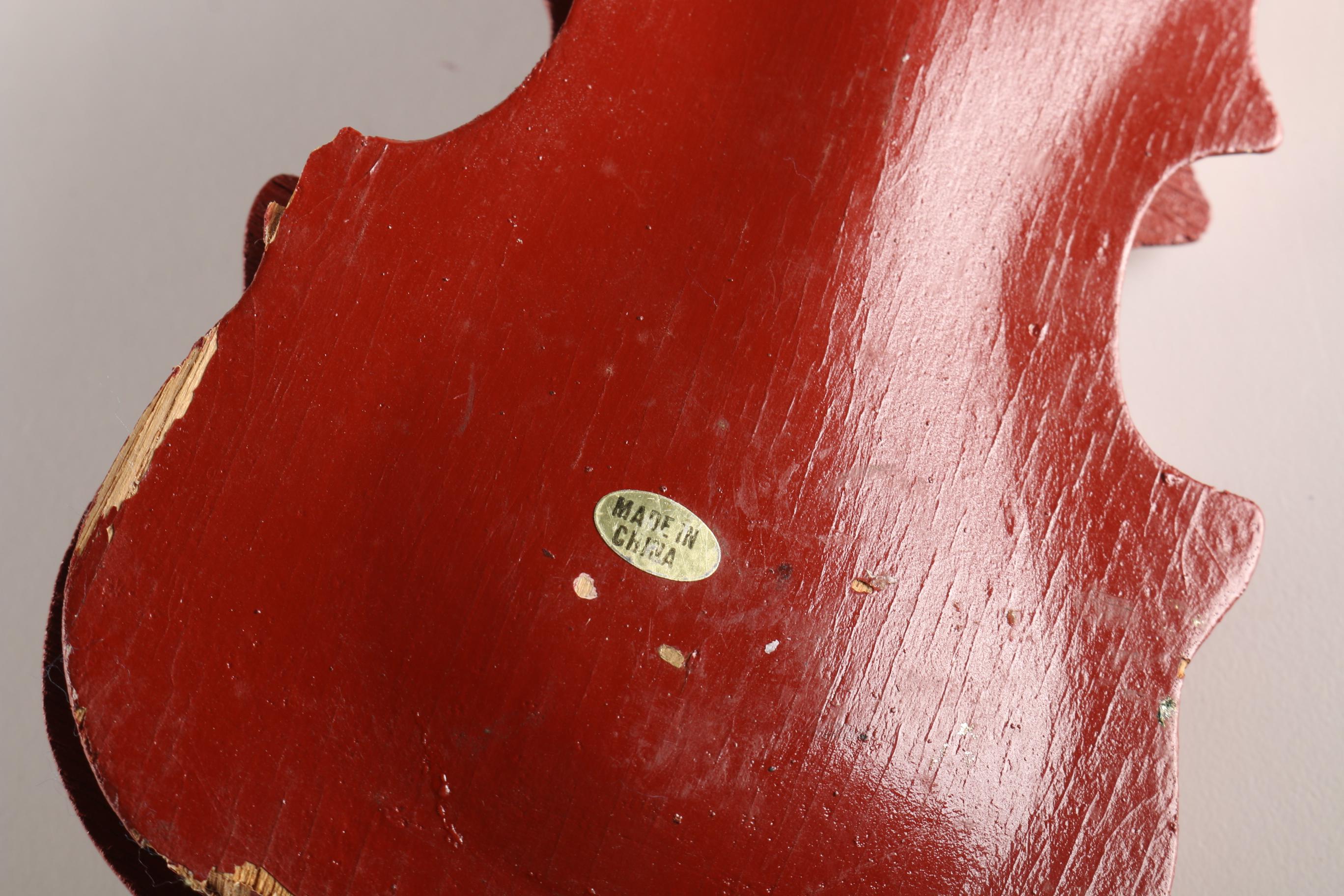 Miniature Decorative Violin with Case