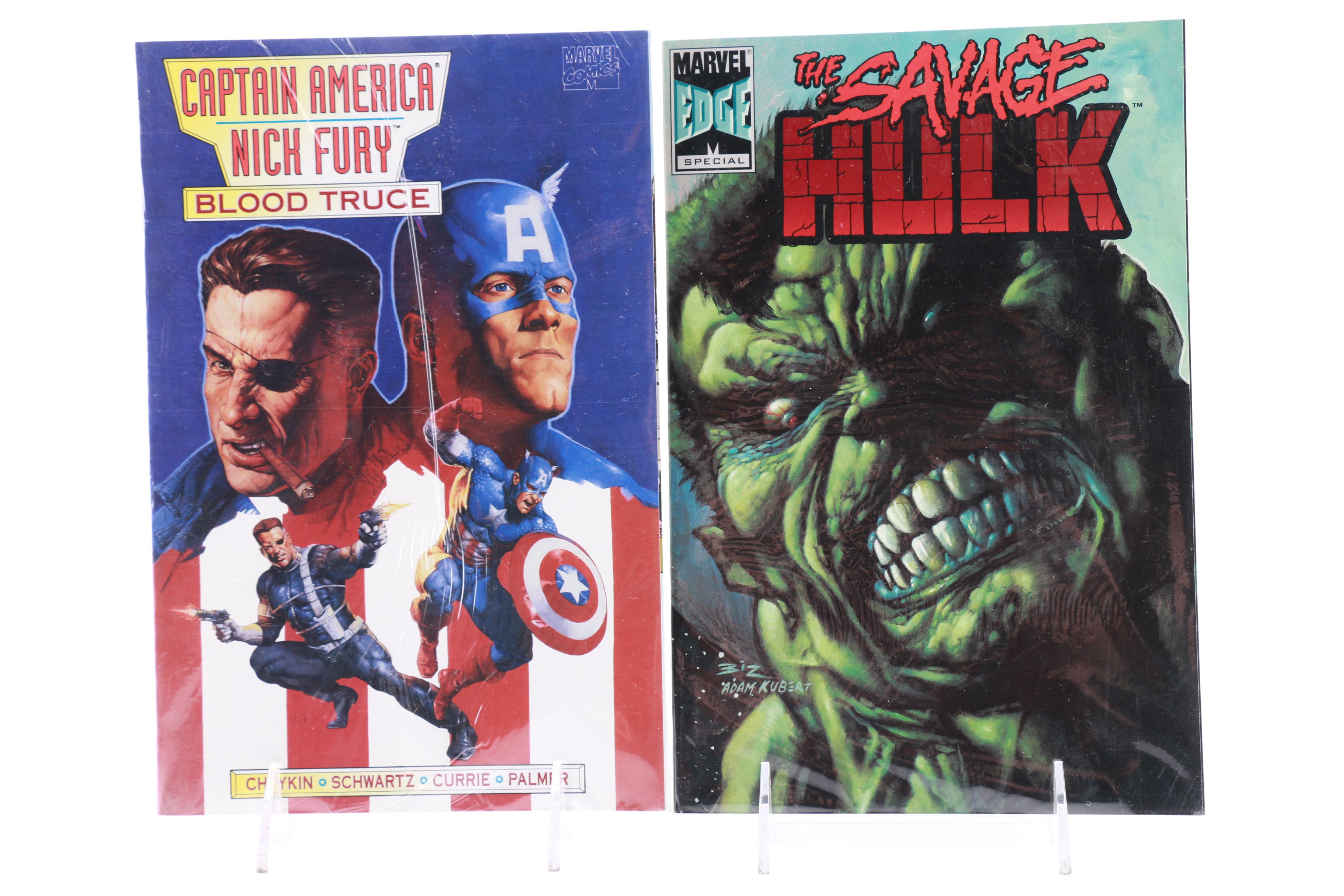 Assortment of Modern Age Marvel Comics and Graphic Novels