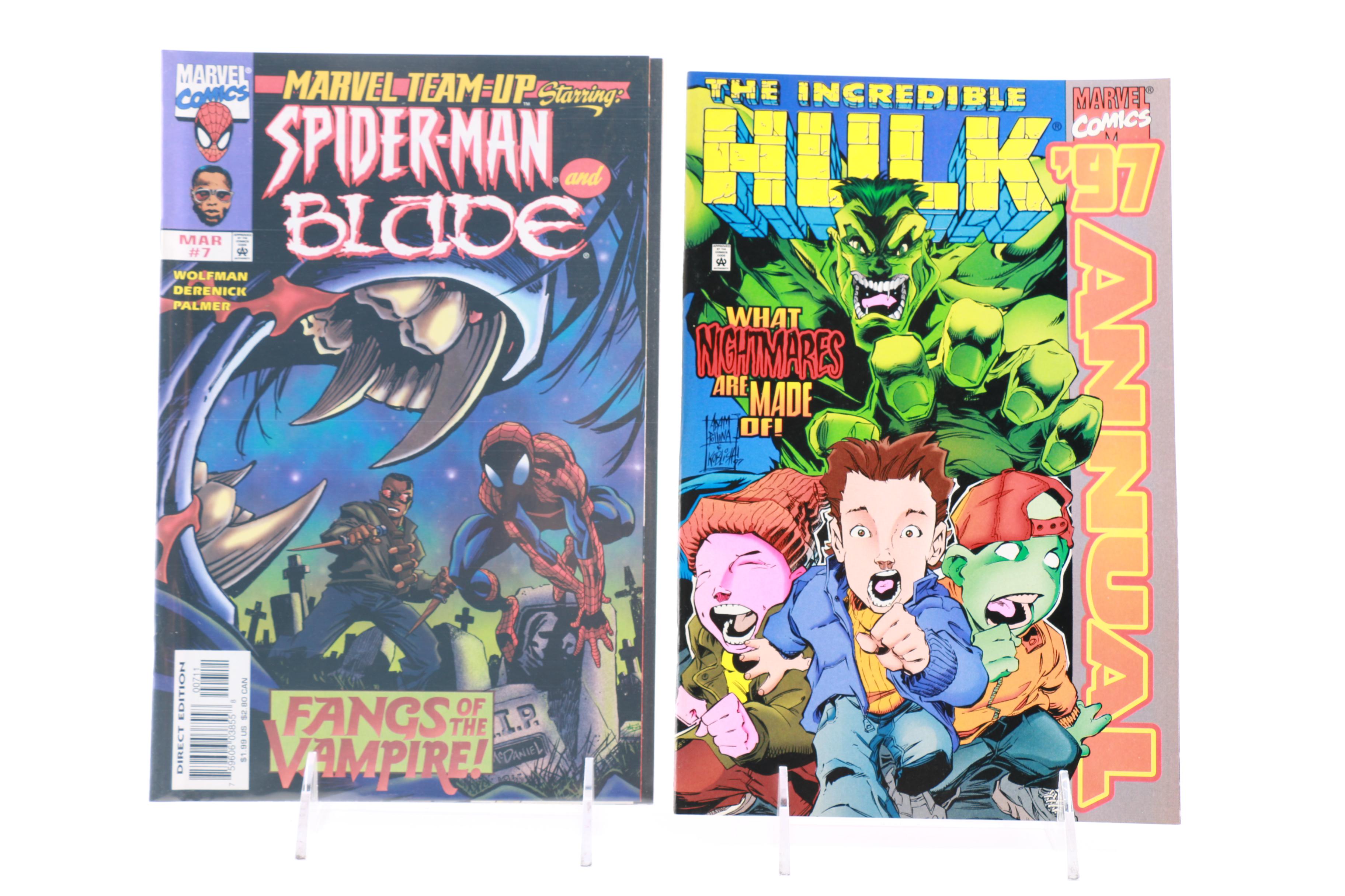 Assortment of Modern Age Marvel Comics and Graphic Novels