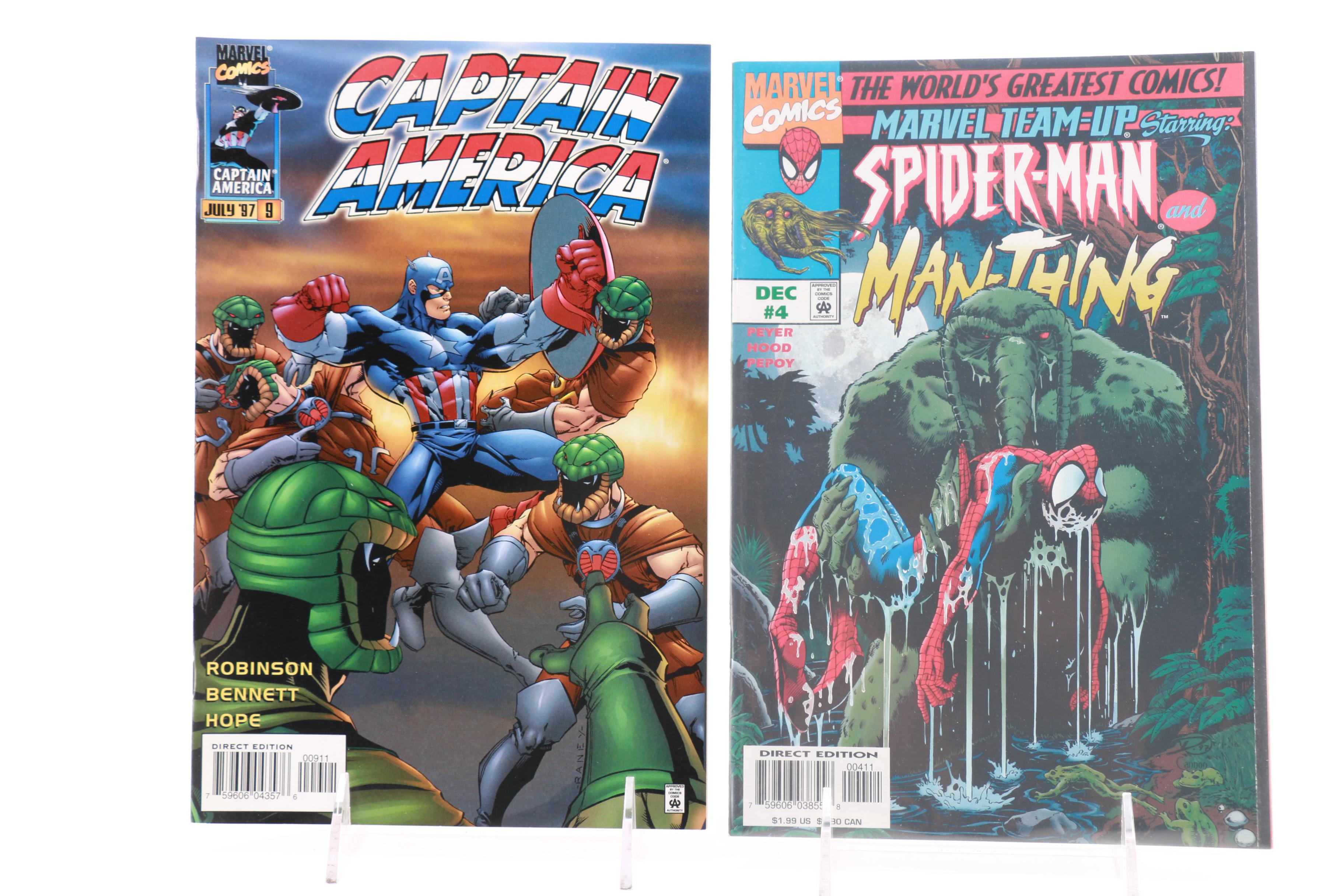 Assortment of Modern Age Marvel Comics and Graphic Novels