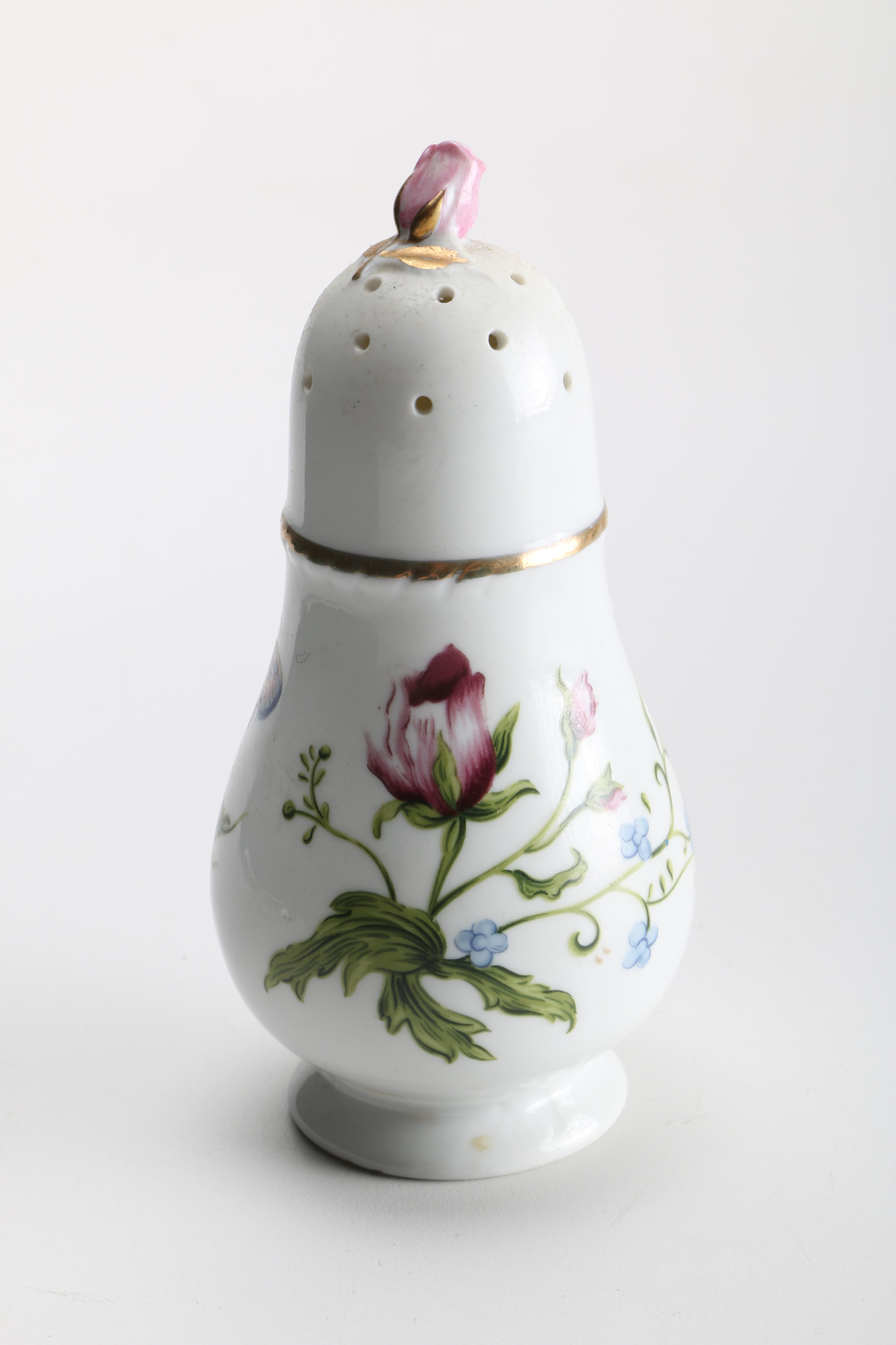 Aynsley Swirling Pink Rose Bone China Tea Set