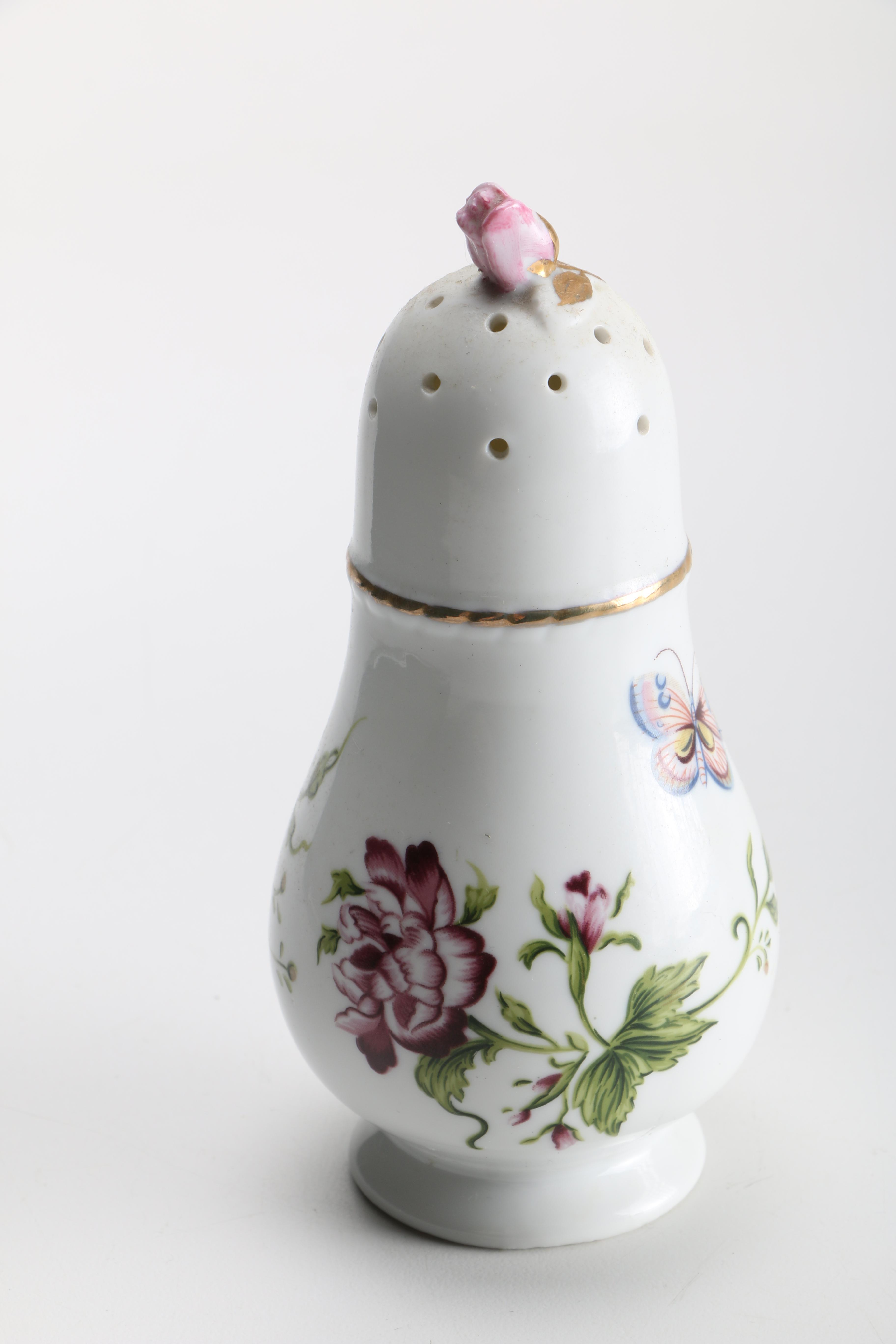 Aynsley Swirling Pink Rose Bone China Tea Set