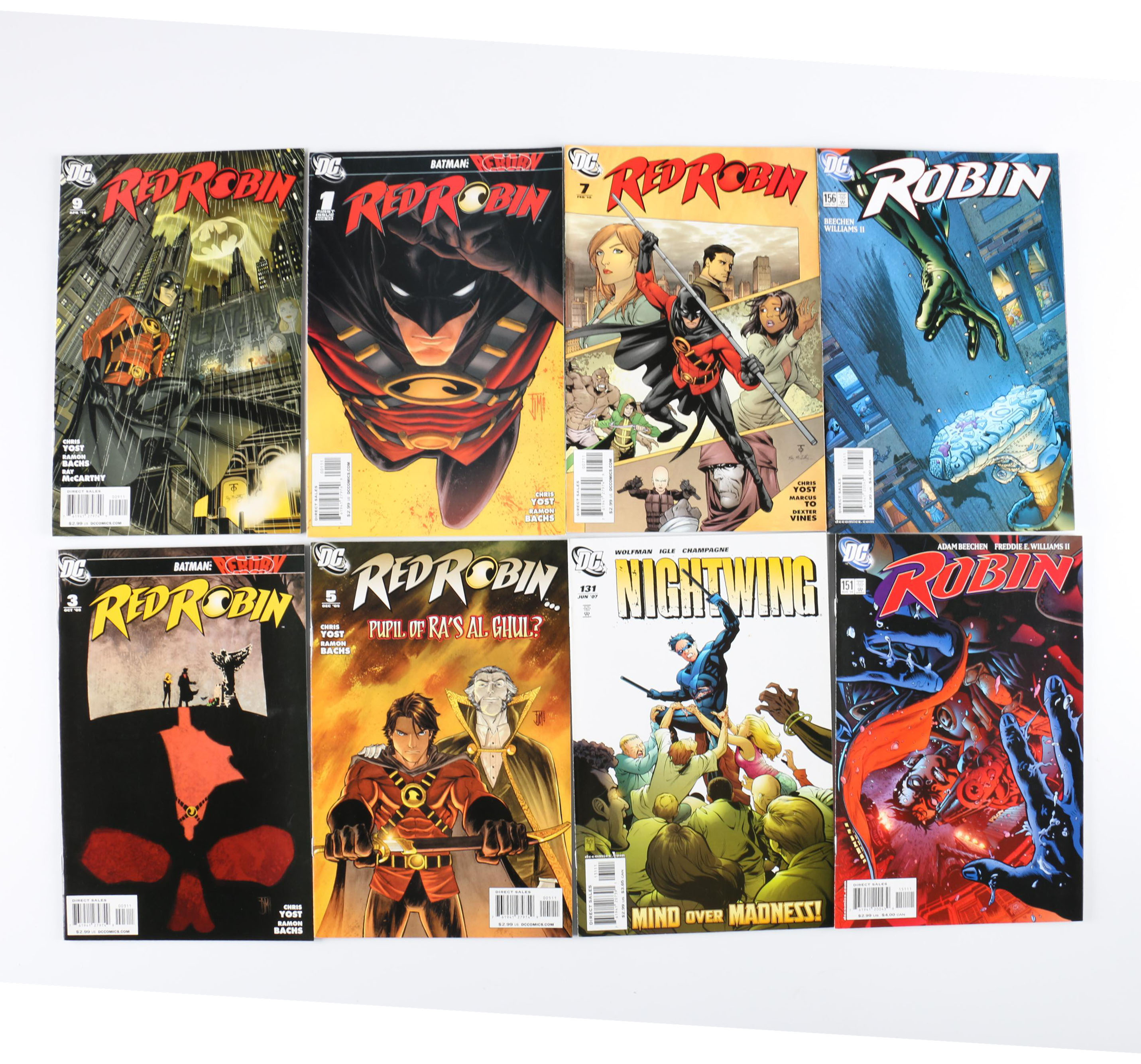 Collection of Modern Age DC Comics Including "Nightwing" and "Robin"