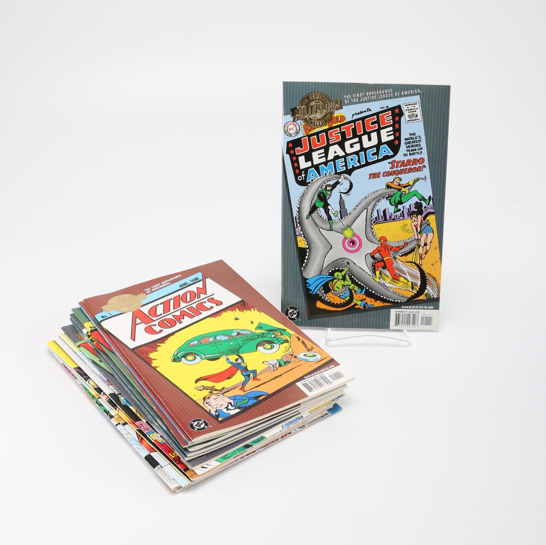 Modern Age "Archie" and DC Millennium Edition Comics Including Reprint of "Action Comics" #1