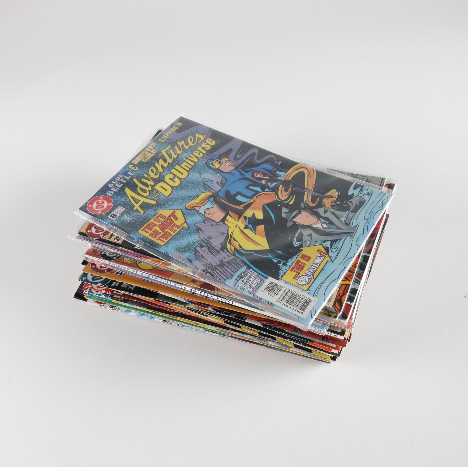 Assorted Modern Age DC Comics Including "Secret Origins of Super Villains"