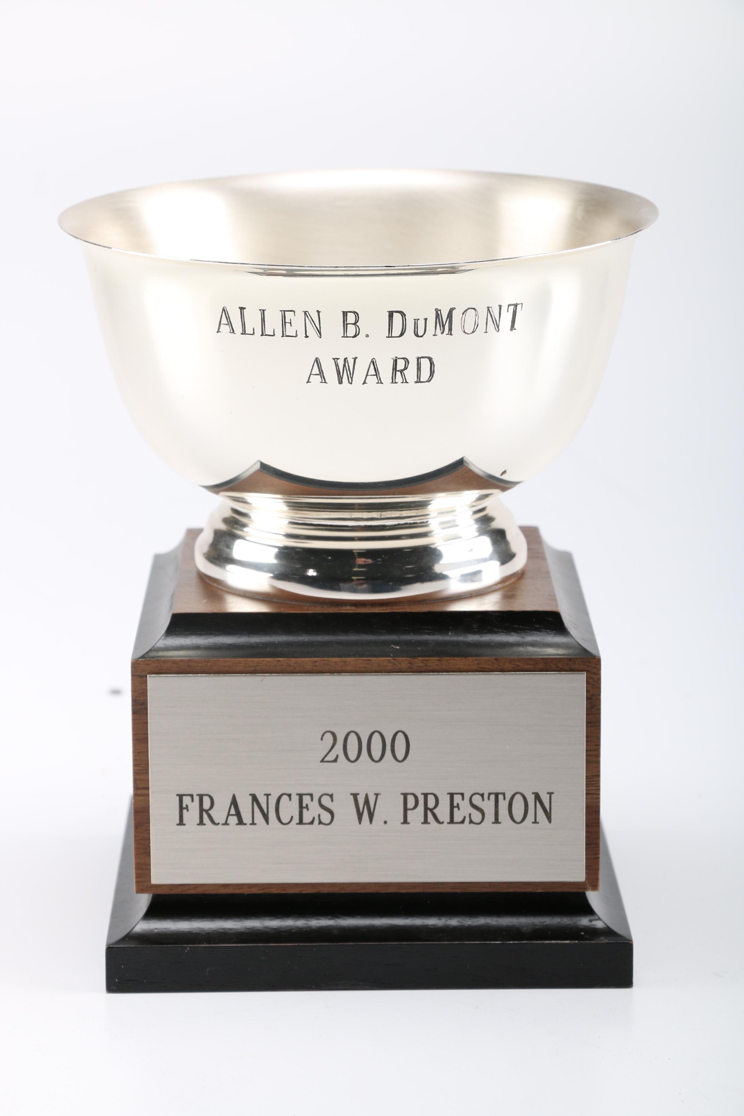 Dumont Award Trophy Cup