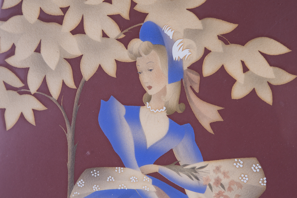 Print of Woman with Deer