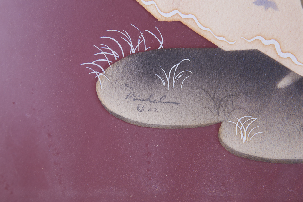 Print of Woman with Deer