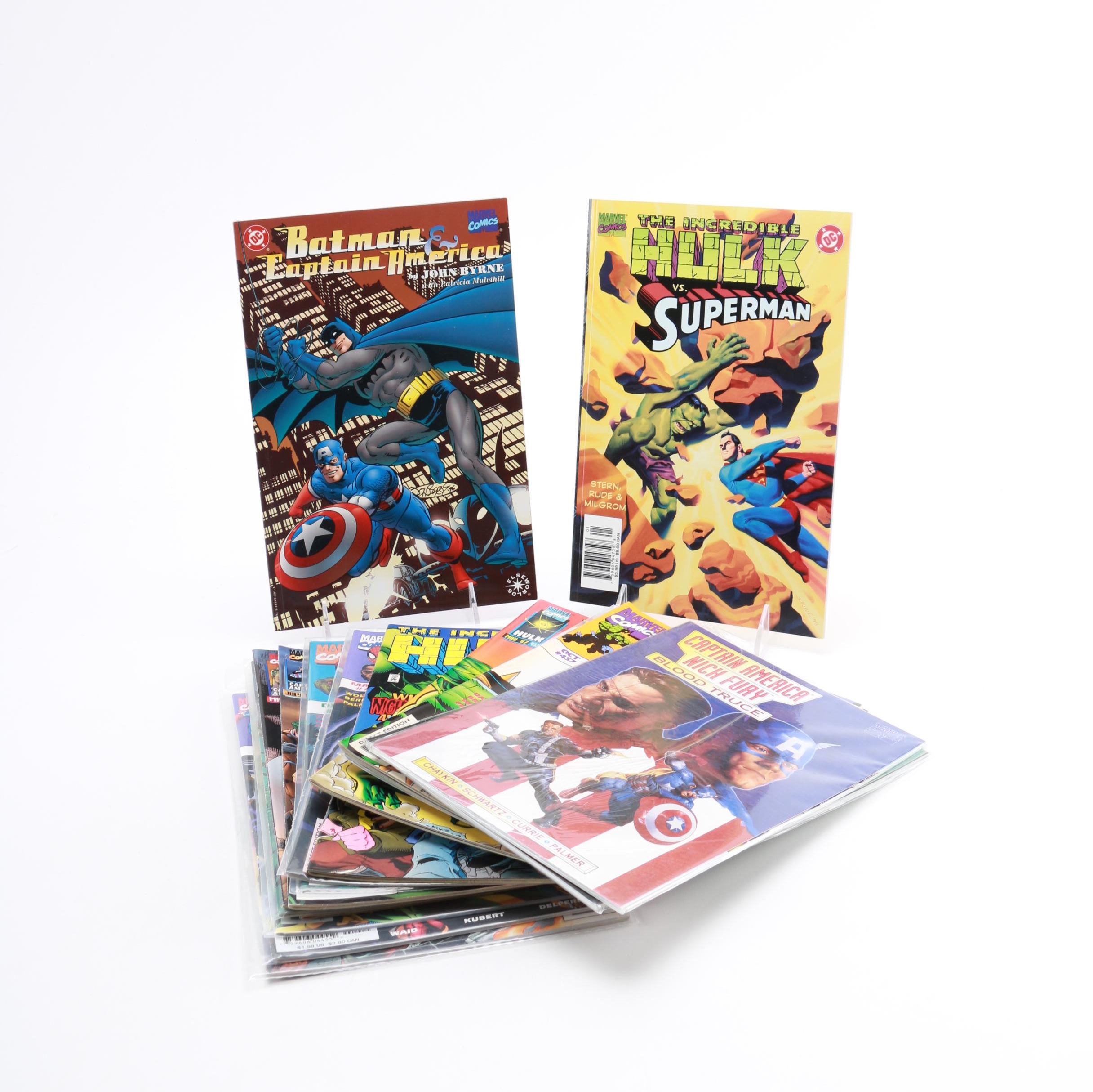 Assortment of Modern Age Marvel Comics and Graphic Novels