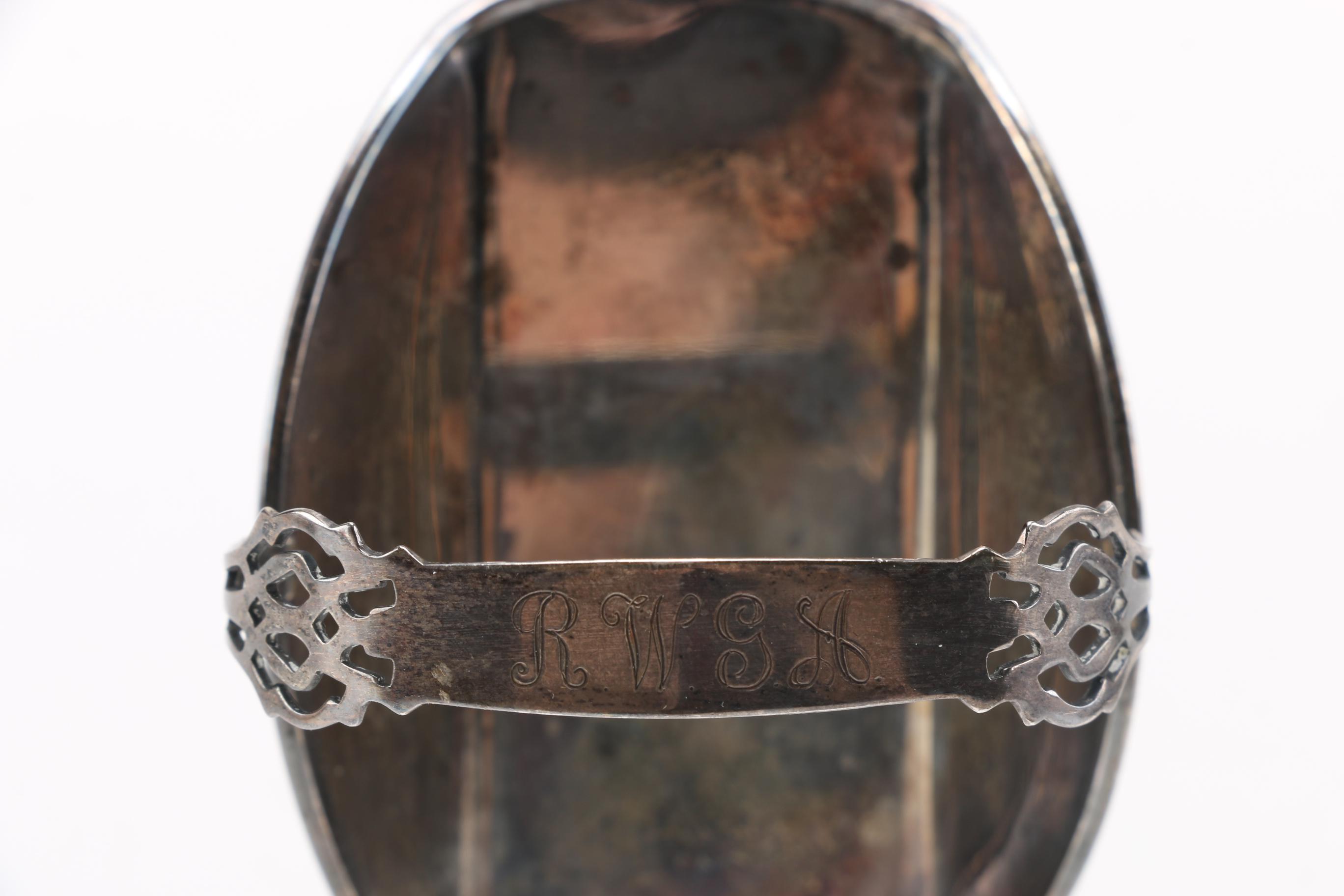 Lunt Sterling Silver Basket Bon Bon Bowl