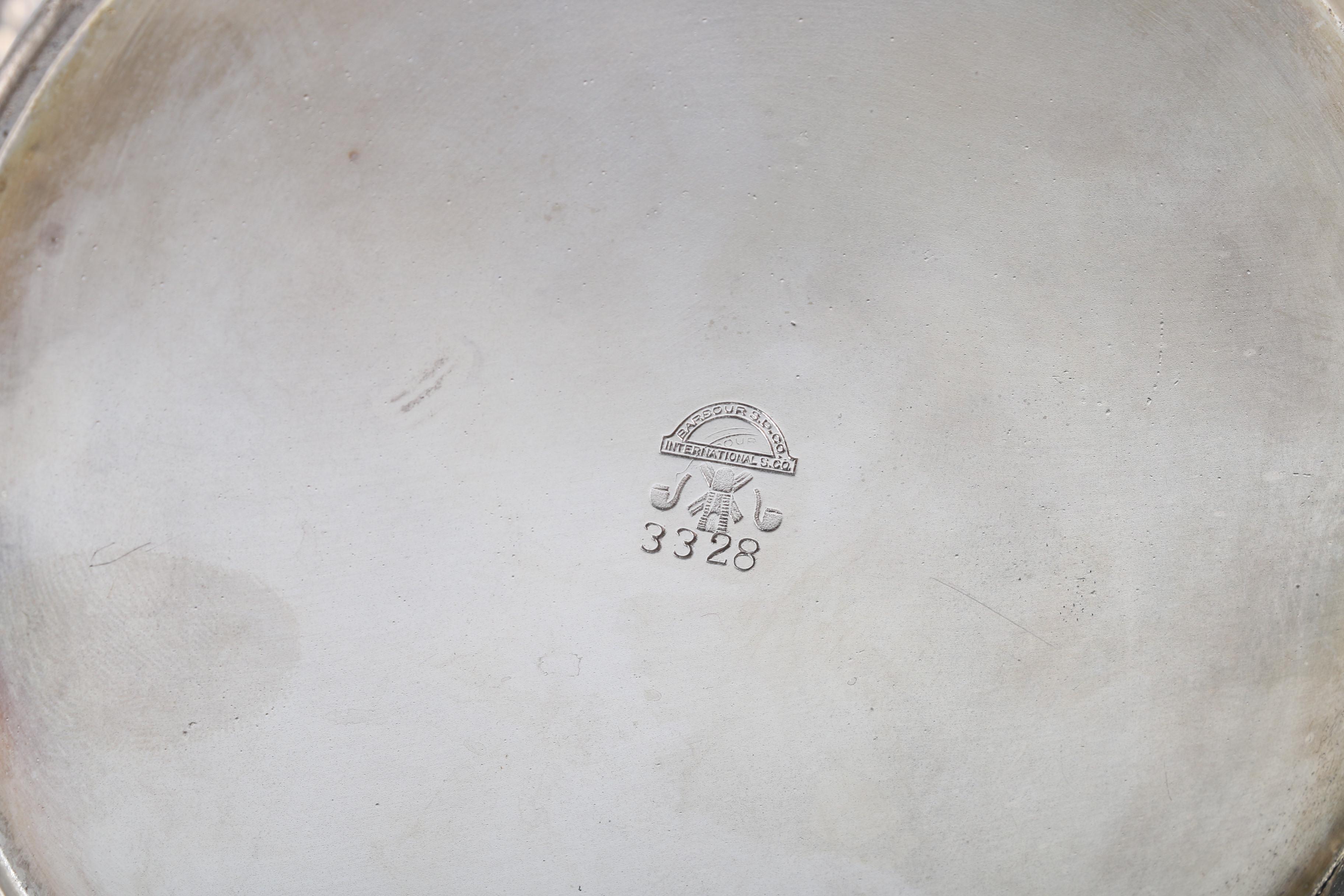 Antique Repoussé Silver Plate Vase