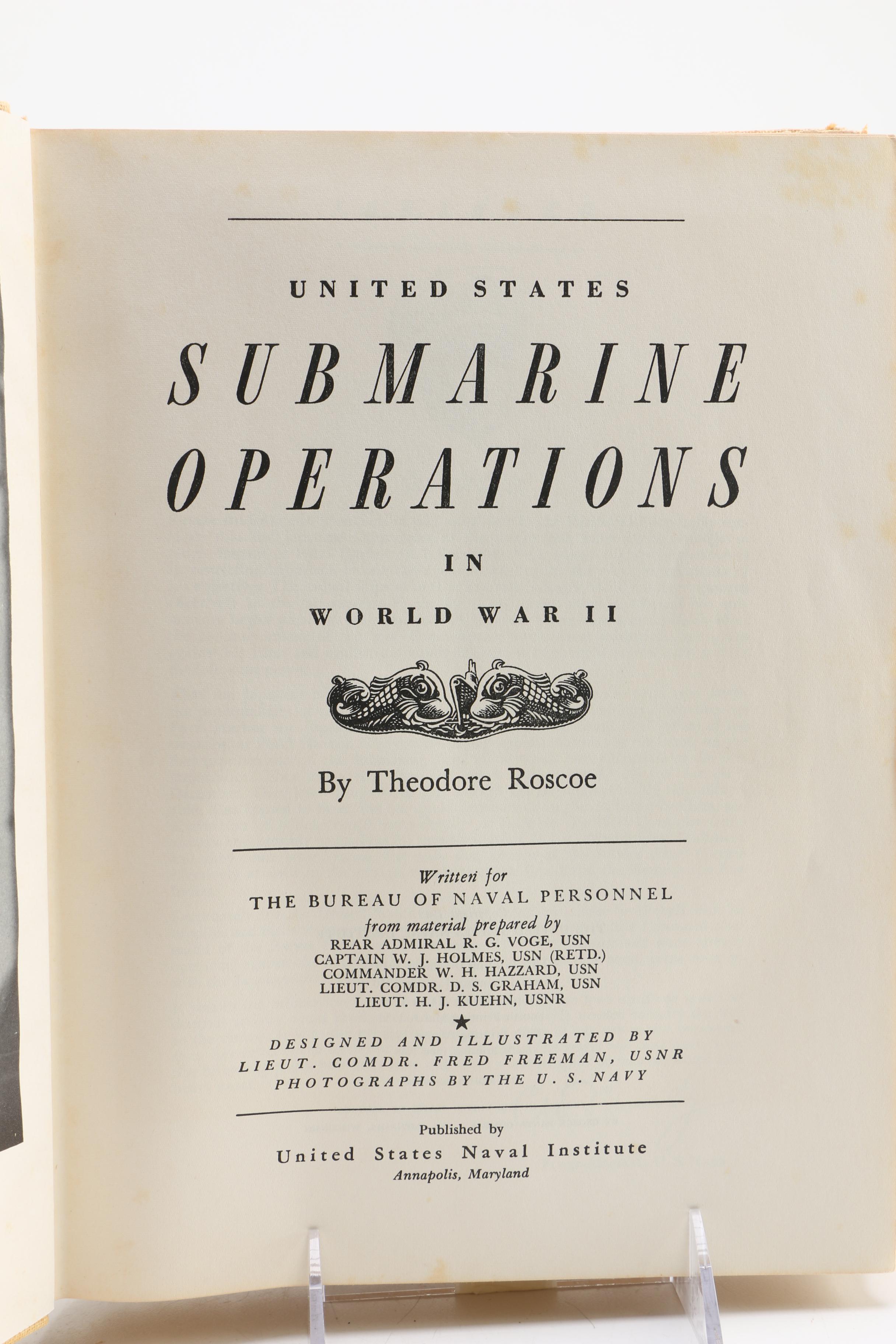 Collection of Naval Books