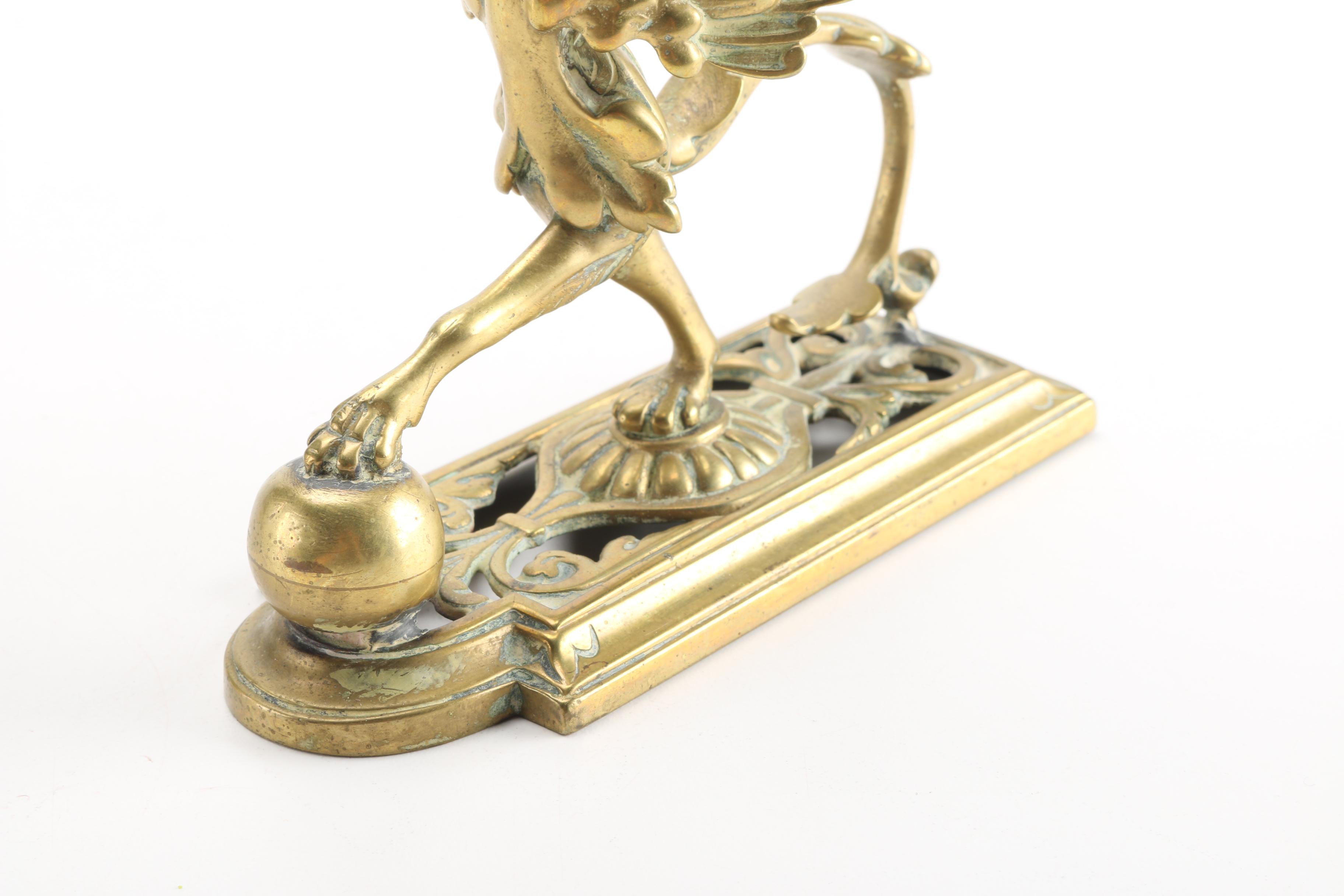 Chinese Vase, Bowl and Brass Candlesticks