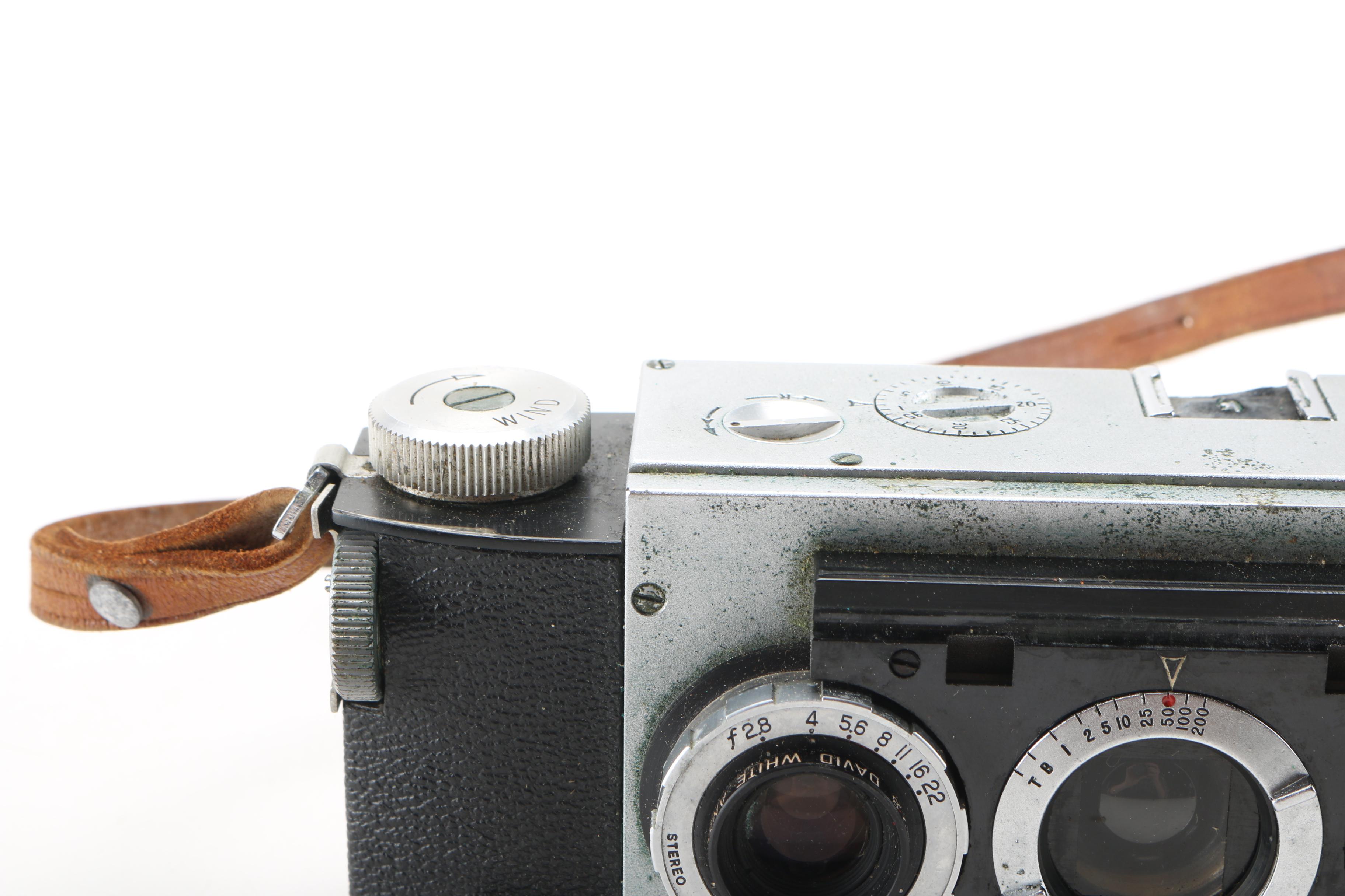 Stereo Realist Point-and-Shoot Camera With Bag