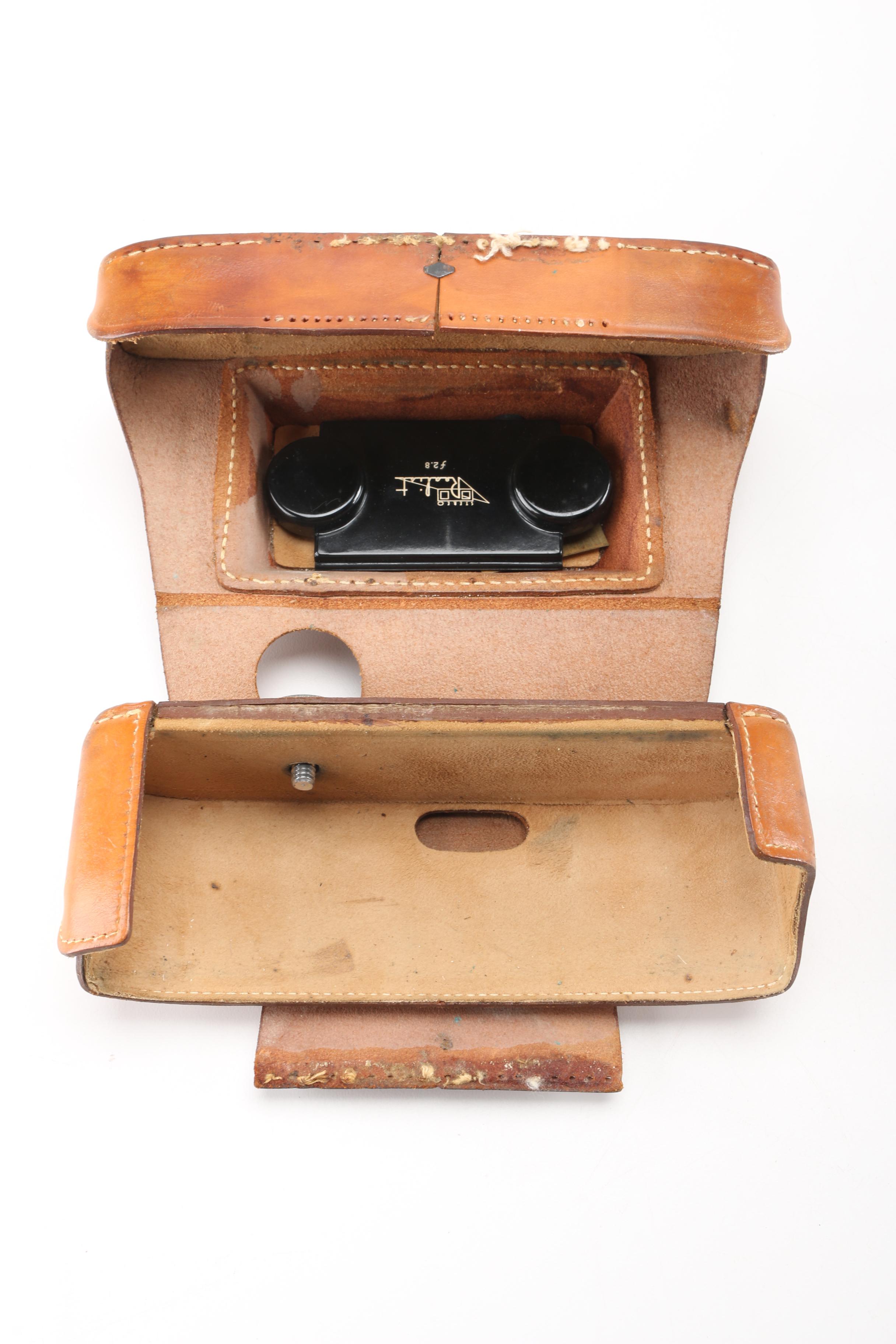 Stereo Realist Point-and-Shoot Camera With Bag