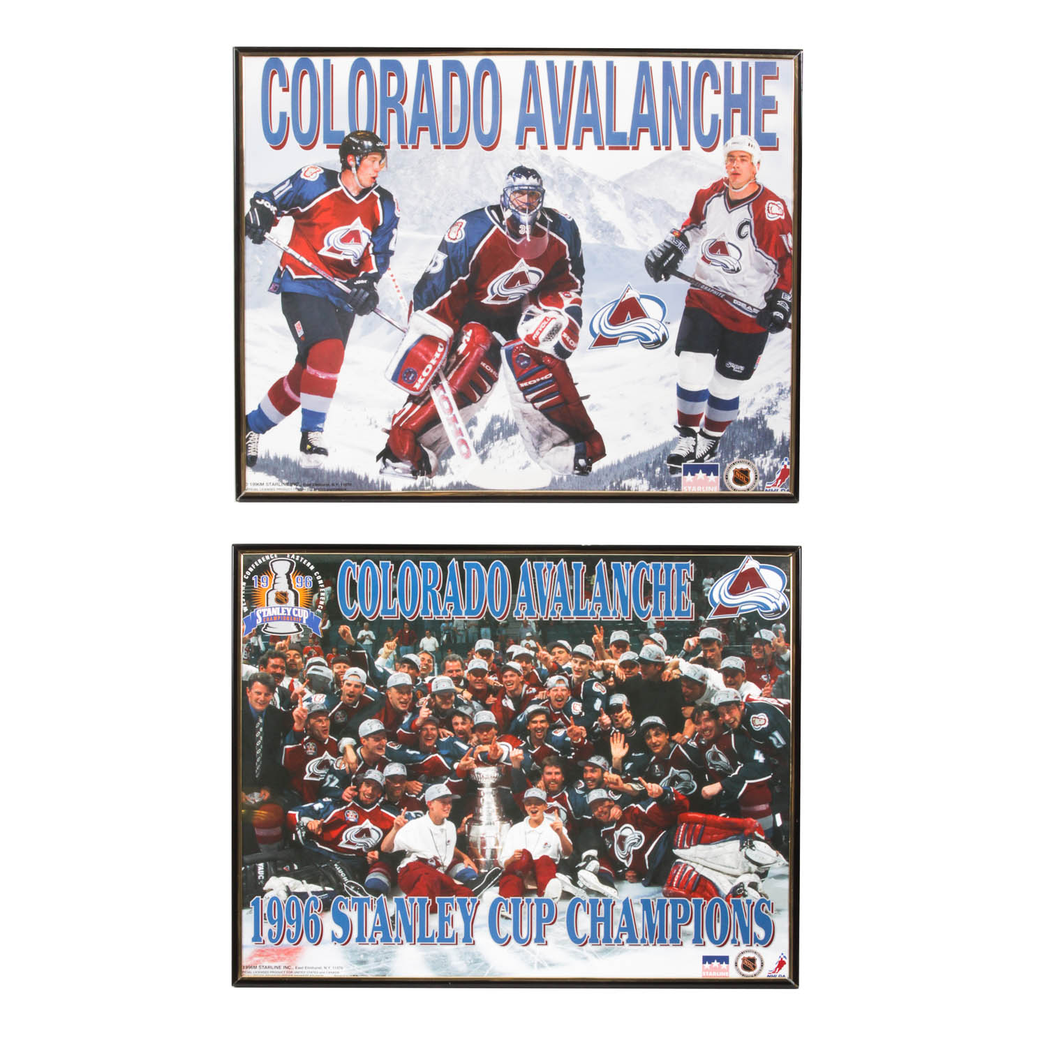 Set of Colorado Avalanche Posters