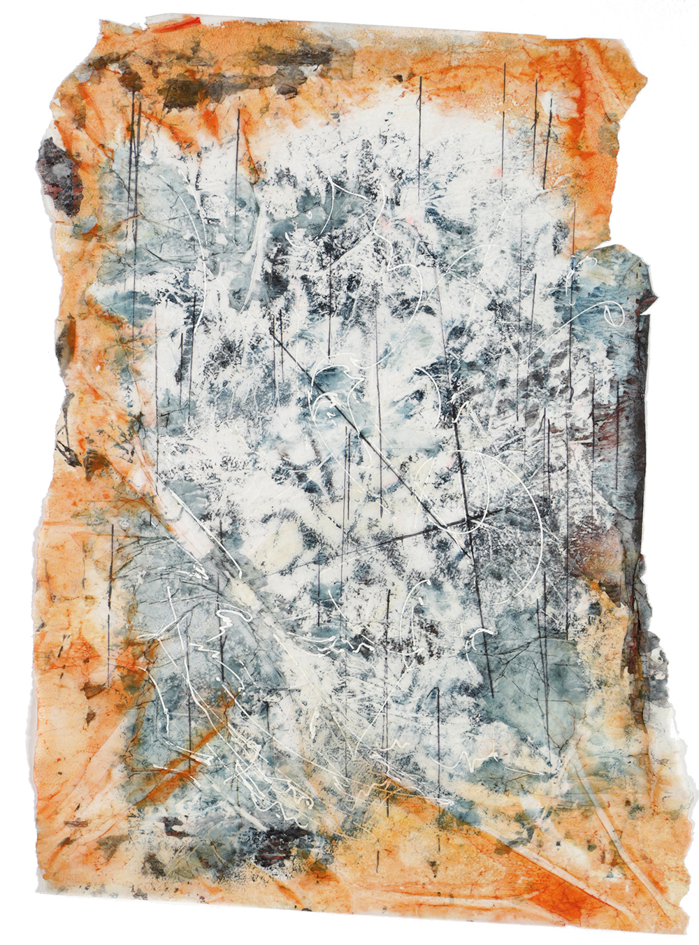 Ricardo Morin Mixed Media on Tracing Paper