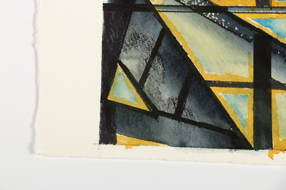 Ricardo Morin Ink and Watercolor Painting on Paper