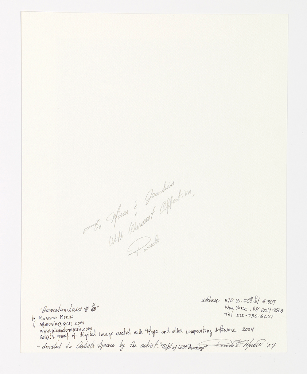 Pair of Ricardo Morin Artist Proof 3-D Digital Paintings on Paper from "Invocation Series"