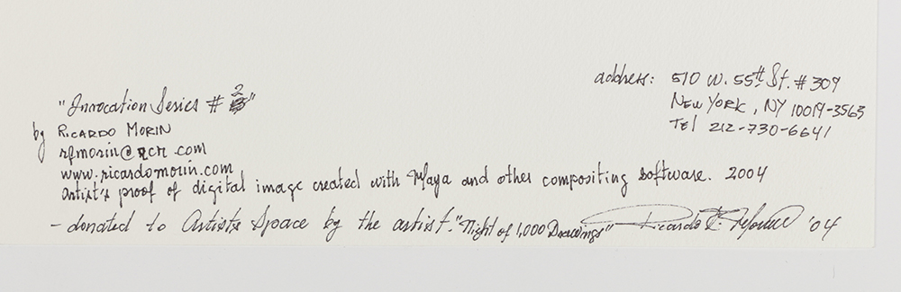 Pair of Ricardo Morin Artist Proof 3-D Digital Paintings on Paper from "Invocation Series"