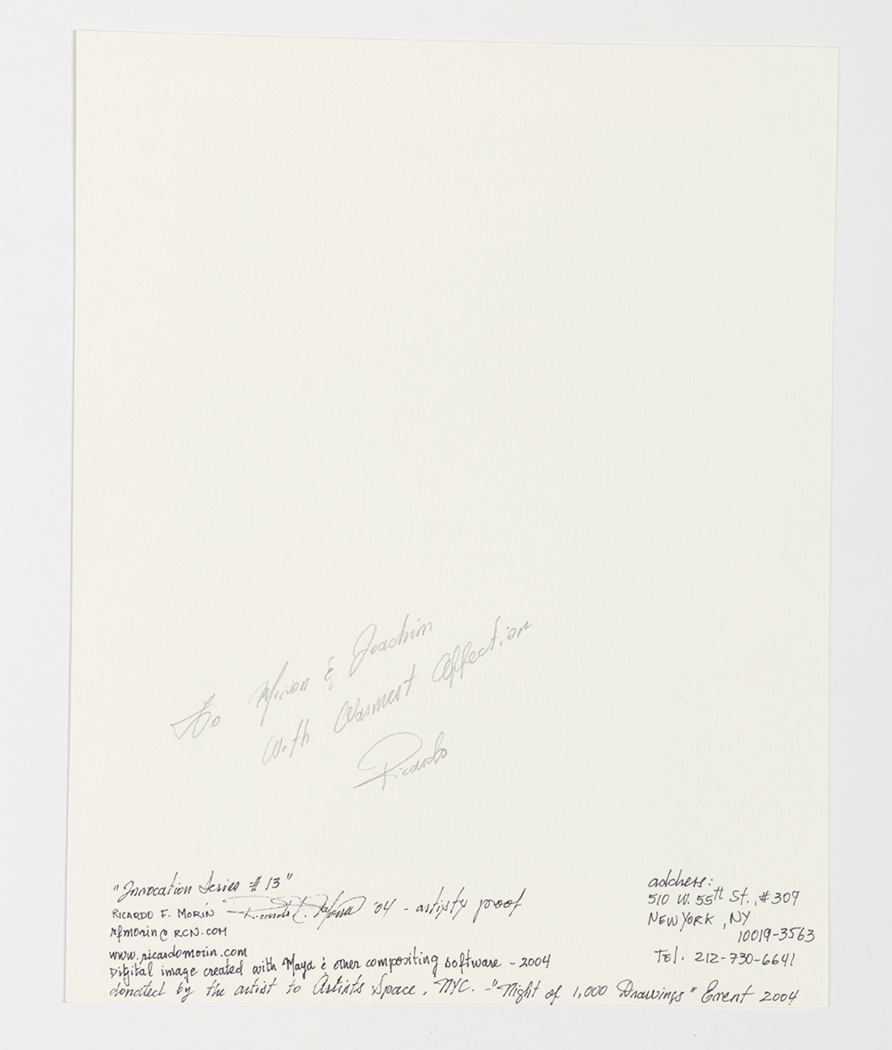 Pair of Ricardo Morin Artist Proof 3-D Digital Paintings on Paper from "Invocation Series"