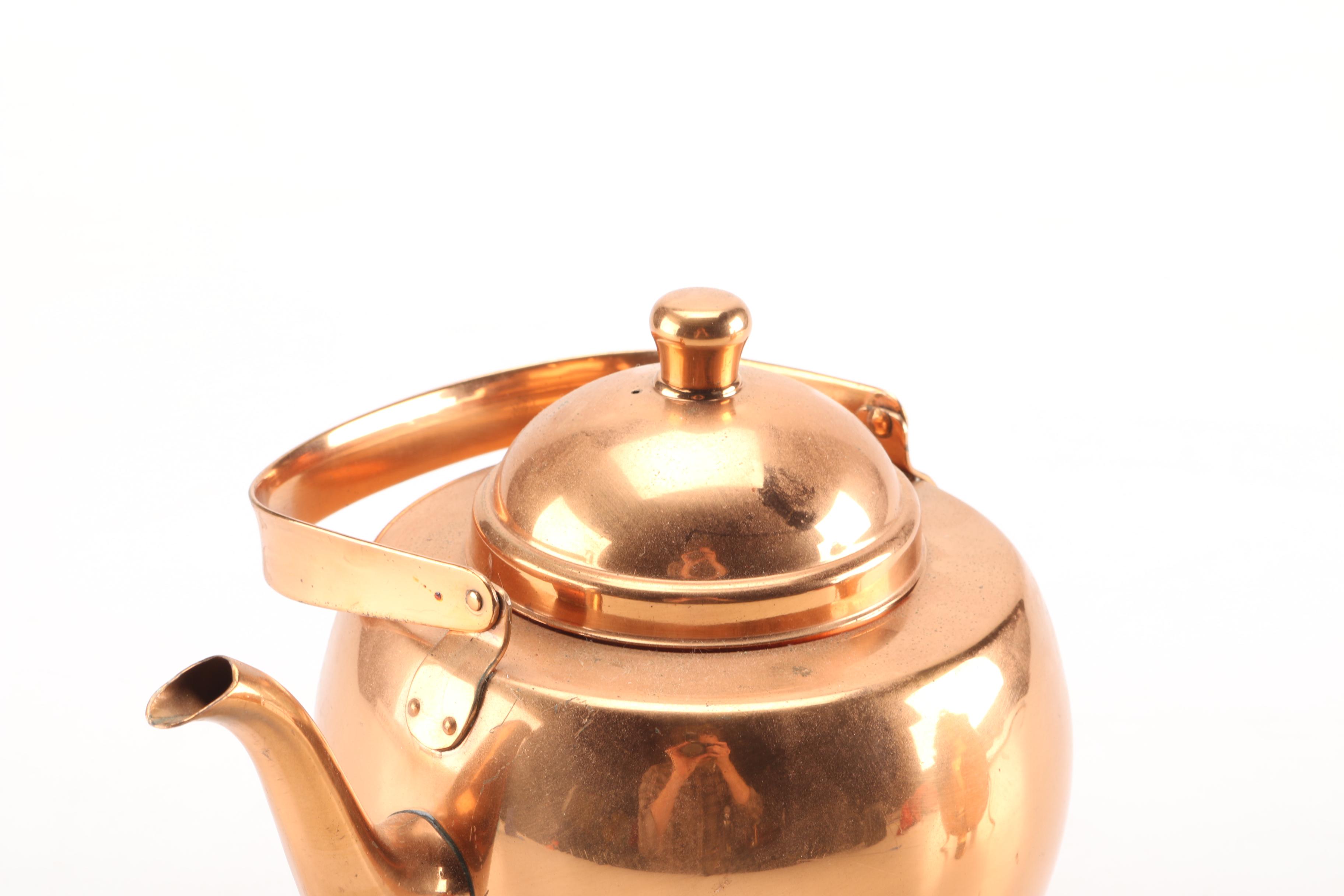 Pair of Brass Teapots