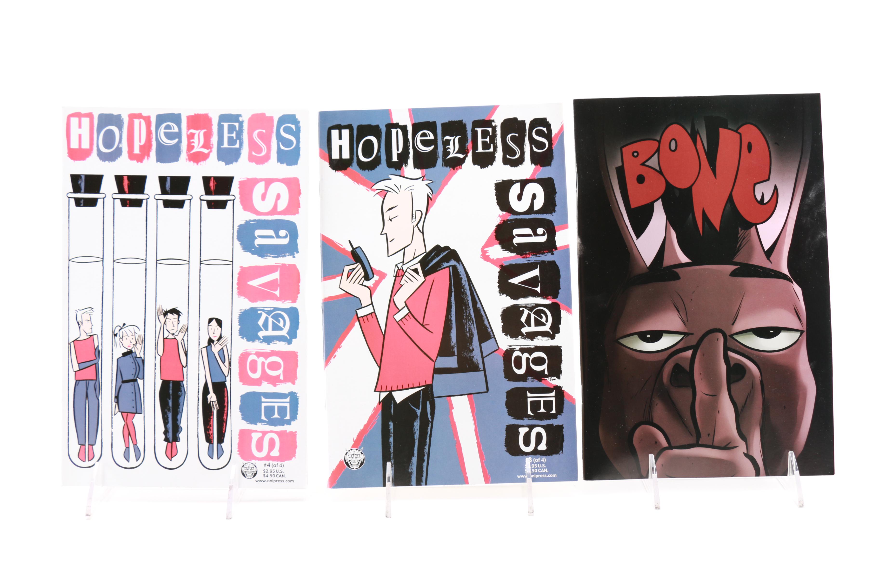 Modern Age Comics Including Fantagraphics, Oni Press and "Bone"