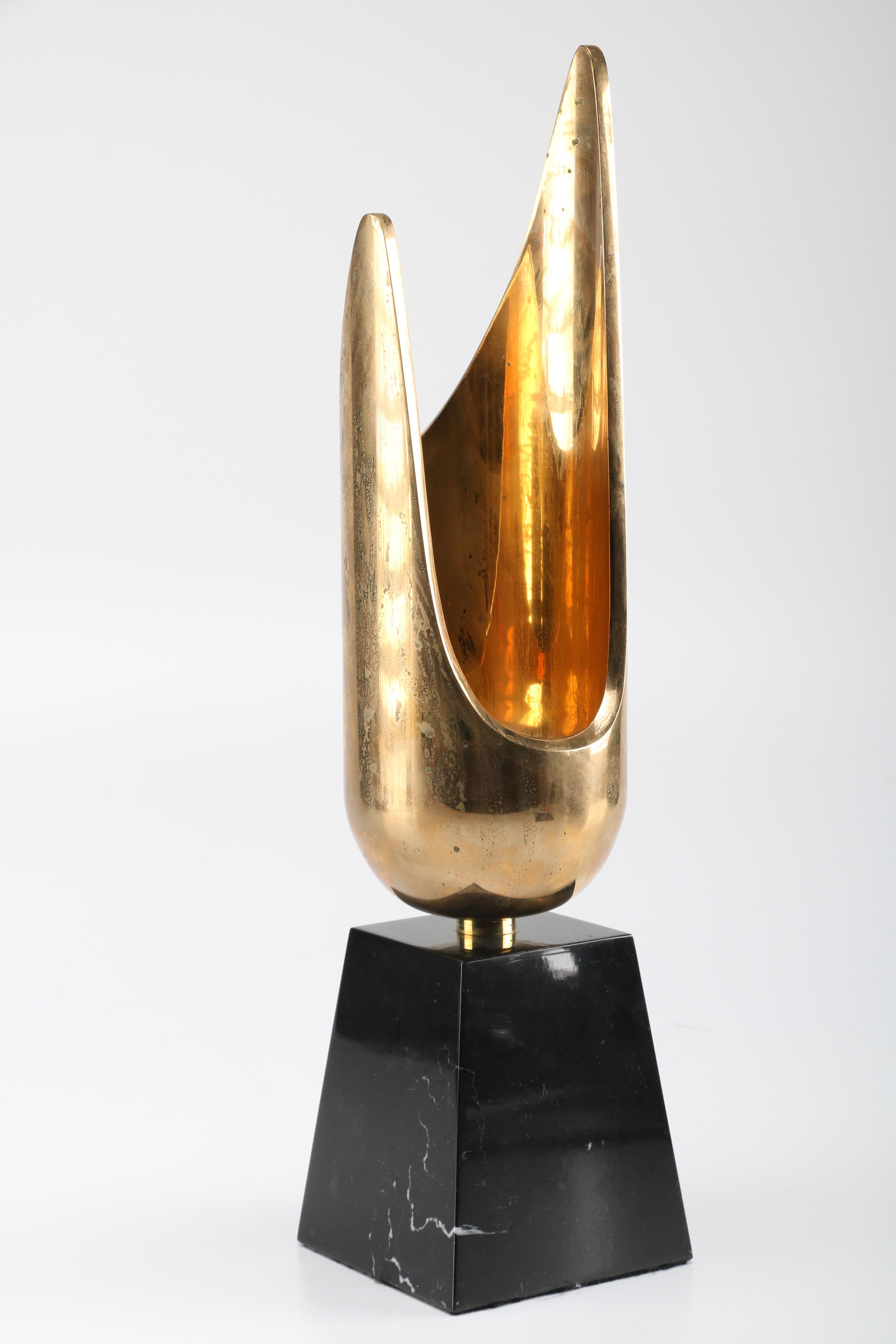 Brass and Marble Sculpture