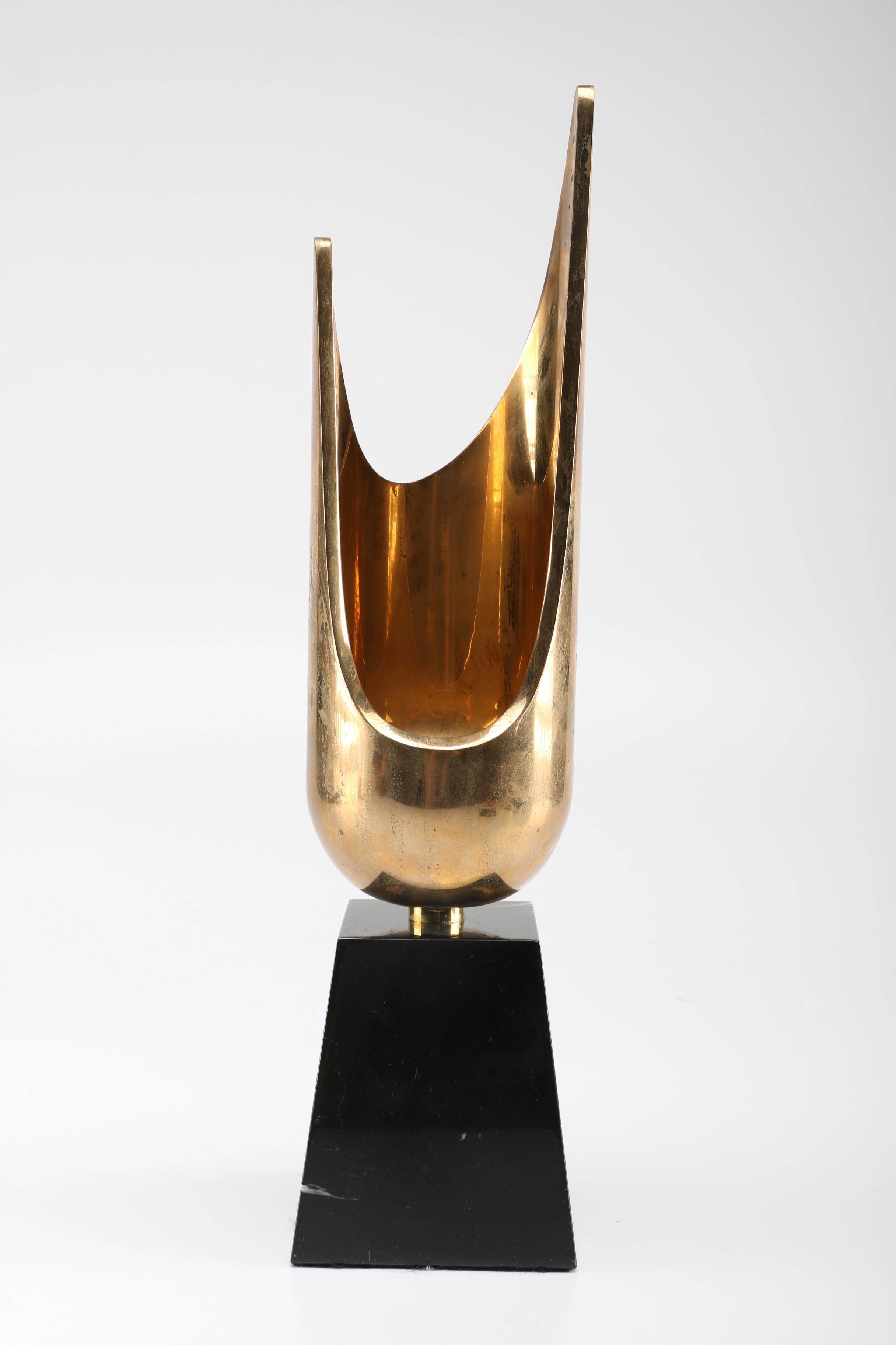 Brass and Marble Sculpture