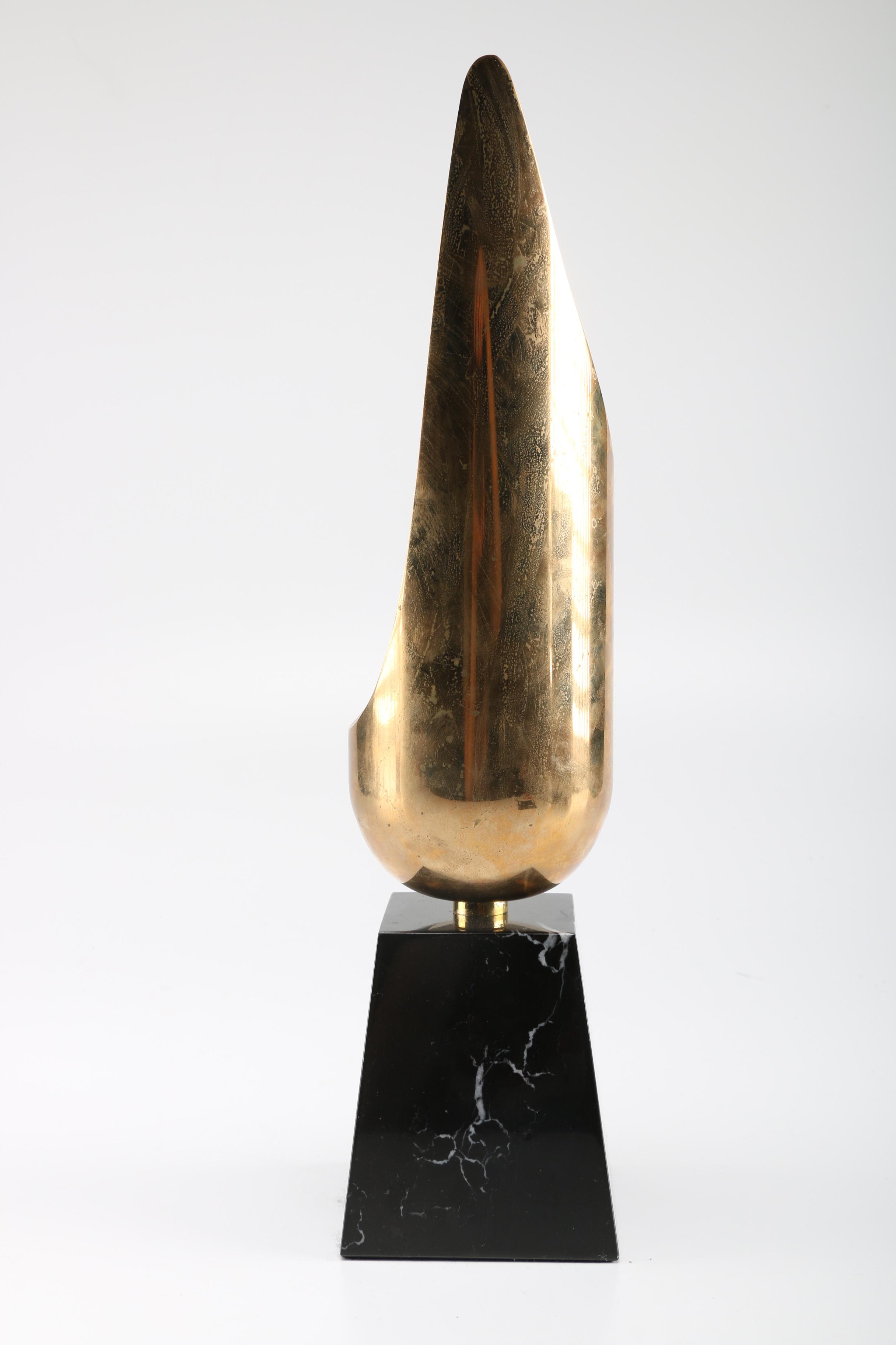 Brass and Marble Sculpture
