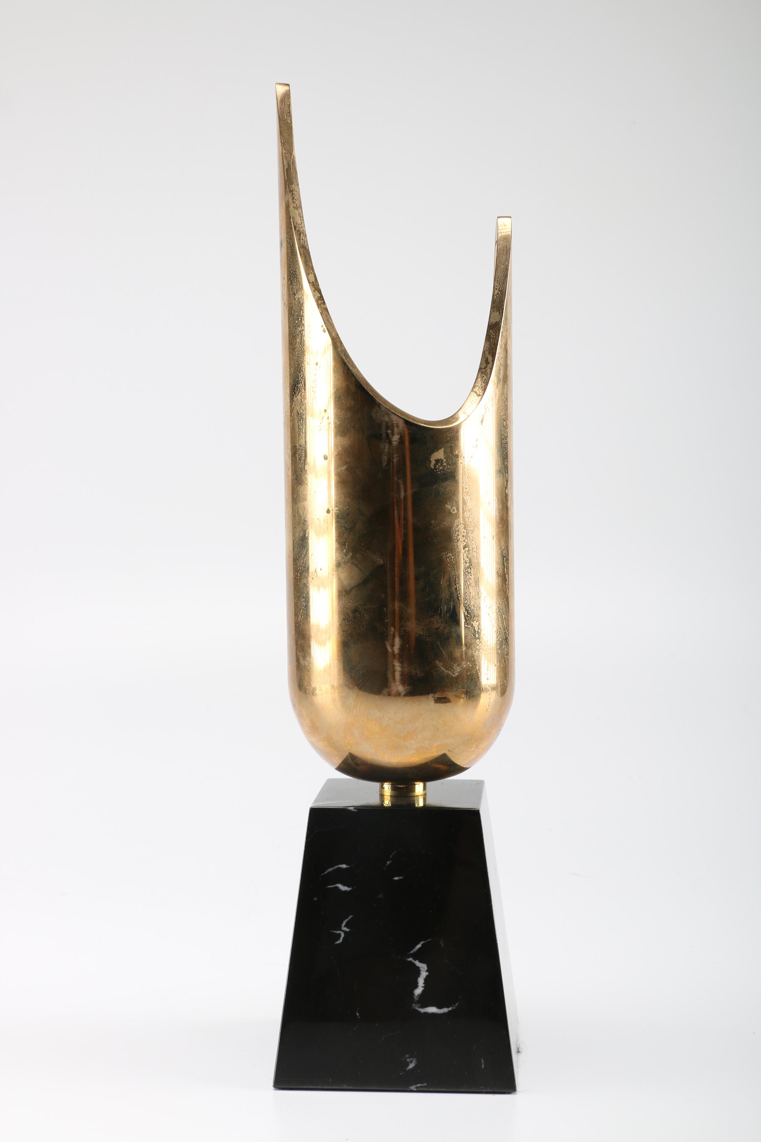 Brass and Marble Sculpture