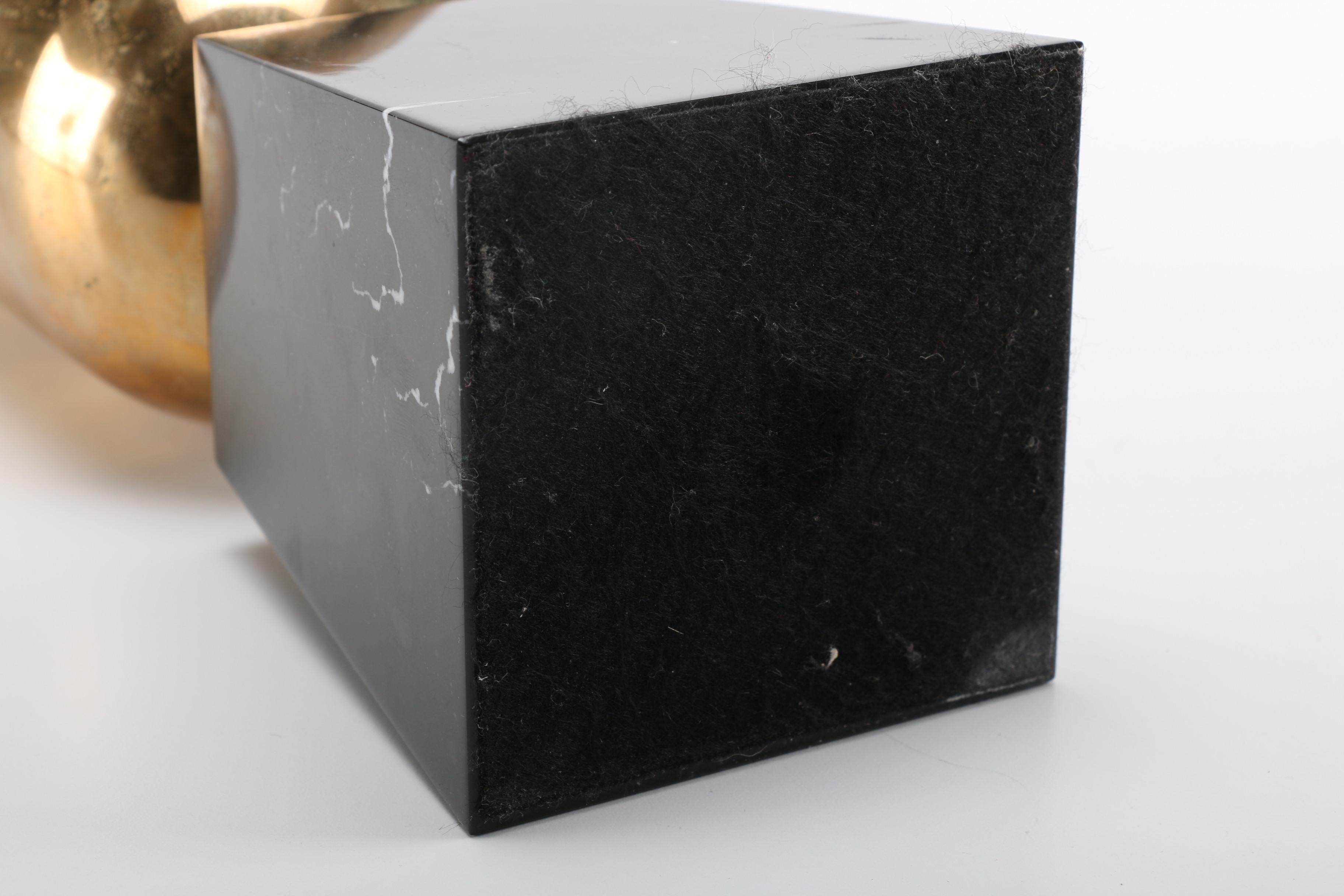 Brass and Marble Sculpture