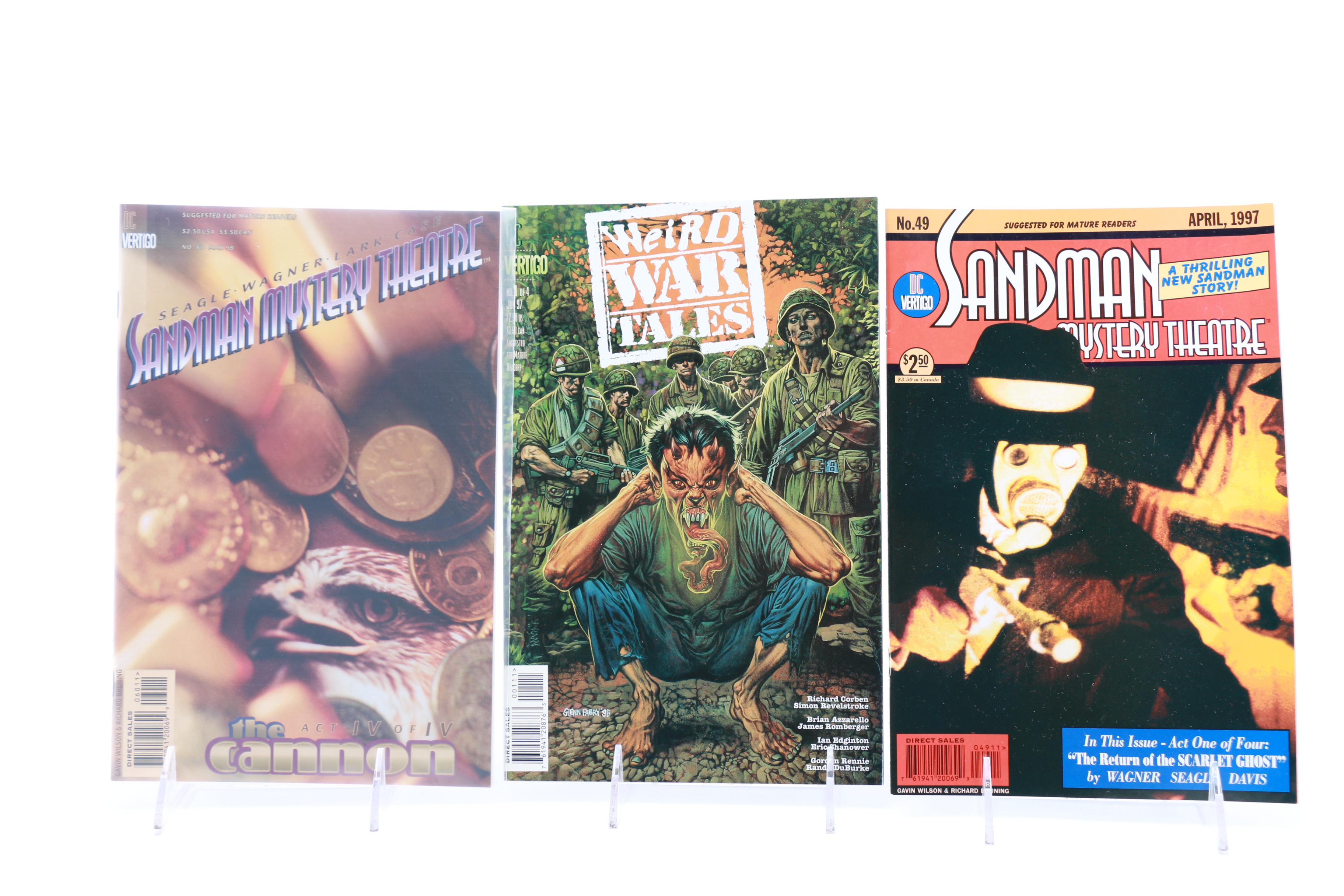 Assorted Modern Age Vertigo Comic Books Including Hellblazer