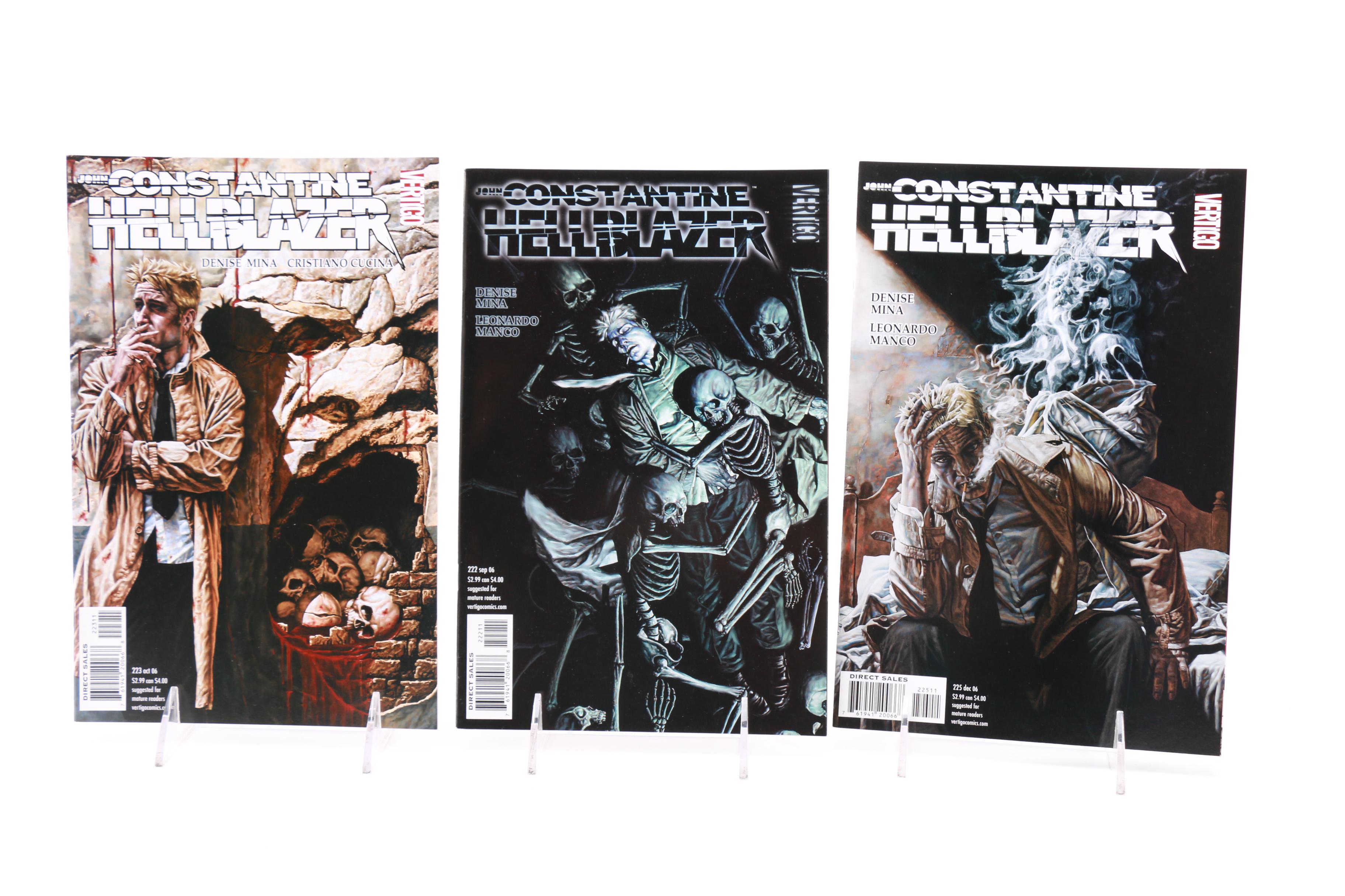 Assorted Modern Age Vertigo Comic Books Including Hellblazer