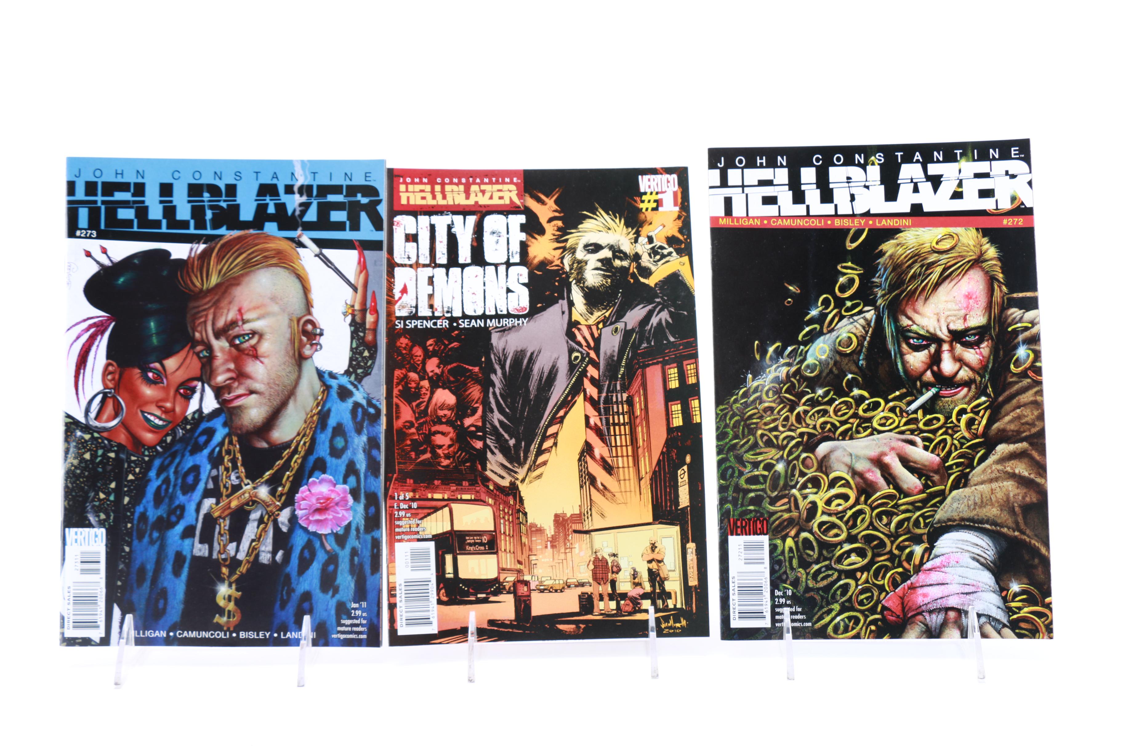 Assorted Modern Age Vertigo Comic Books Including Hellblazer