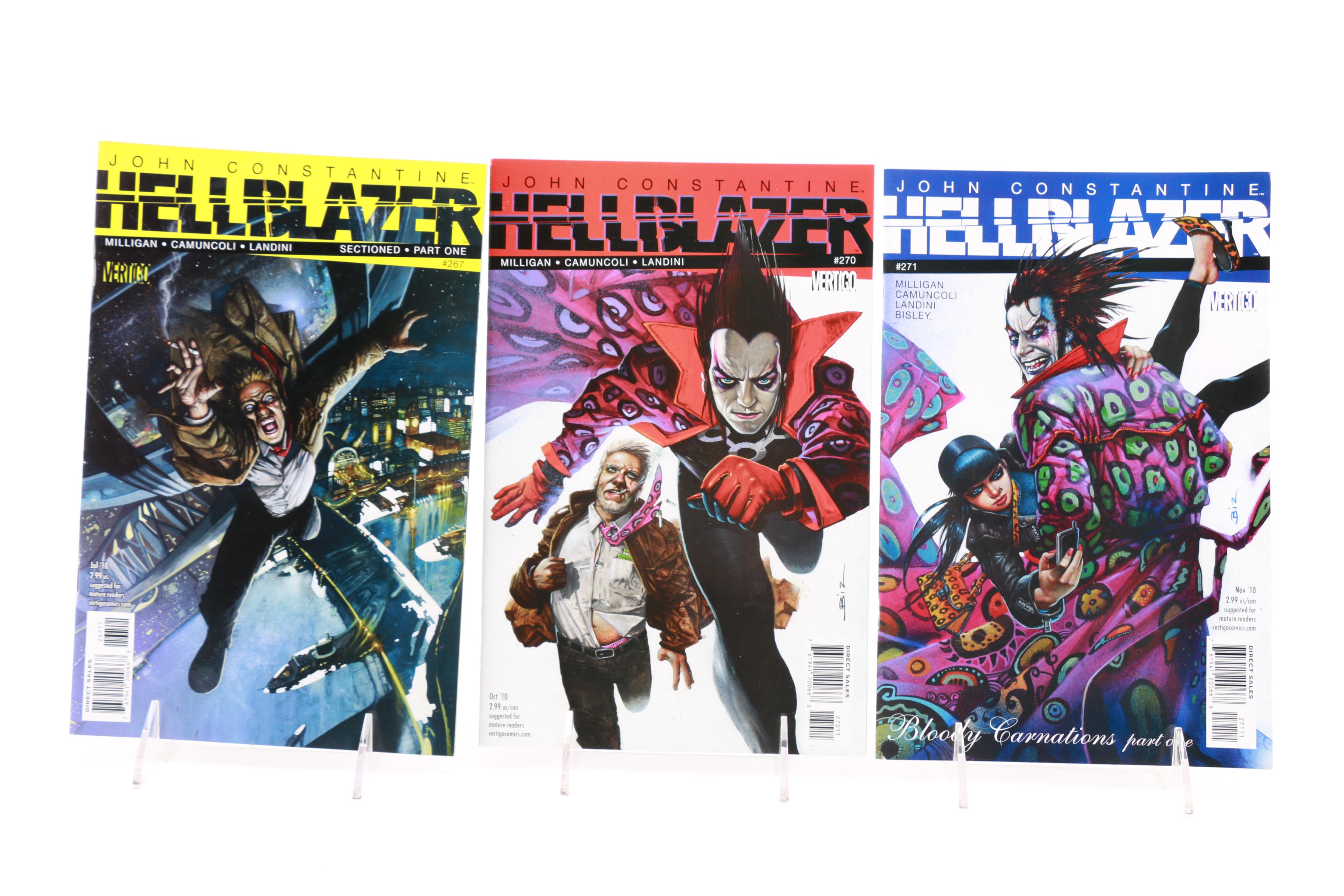 Assorted Modern Age Vertigo Comic Books Including Hellblazer