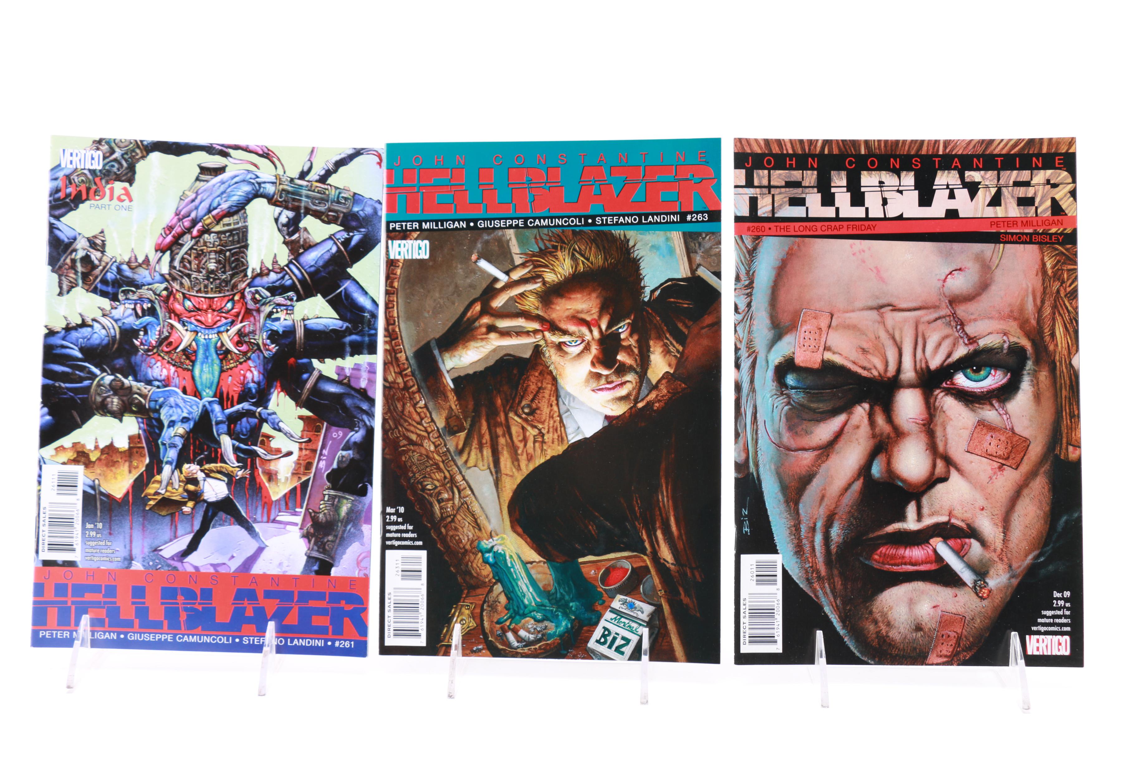 Assorted Modern Age Vertigo Comic Books Including Hellblazer